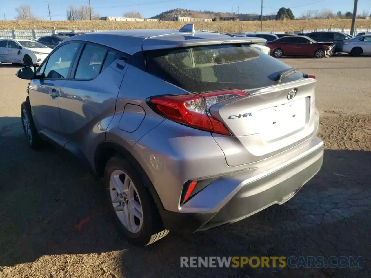 3 Photograph of a damaged car JTNKHMBX6L1082166 TOYOTA C-HR 2020