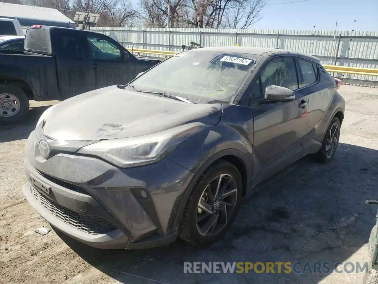 2 Фотография поврежденного автомобиля JTNKHMBX6L1083785 TOYOTA C-HR 2020