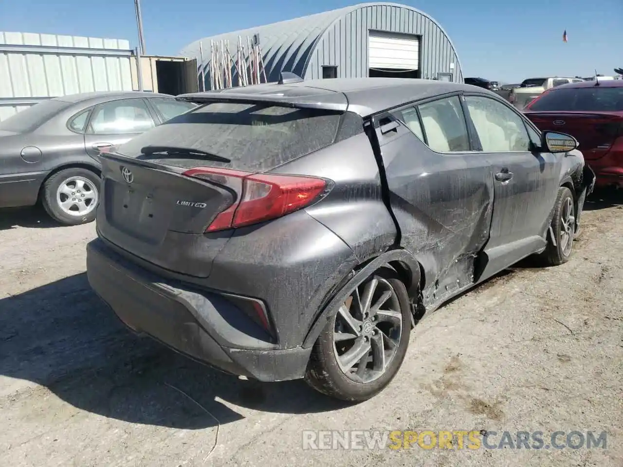 4 Фотография поврежденного автомобиля JTNKHMBX6L1083785 TOYOTA C-HR 2020