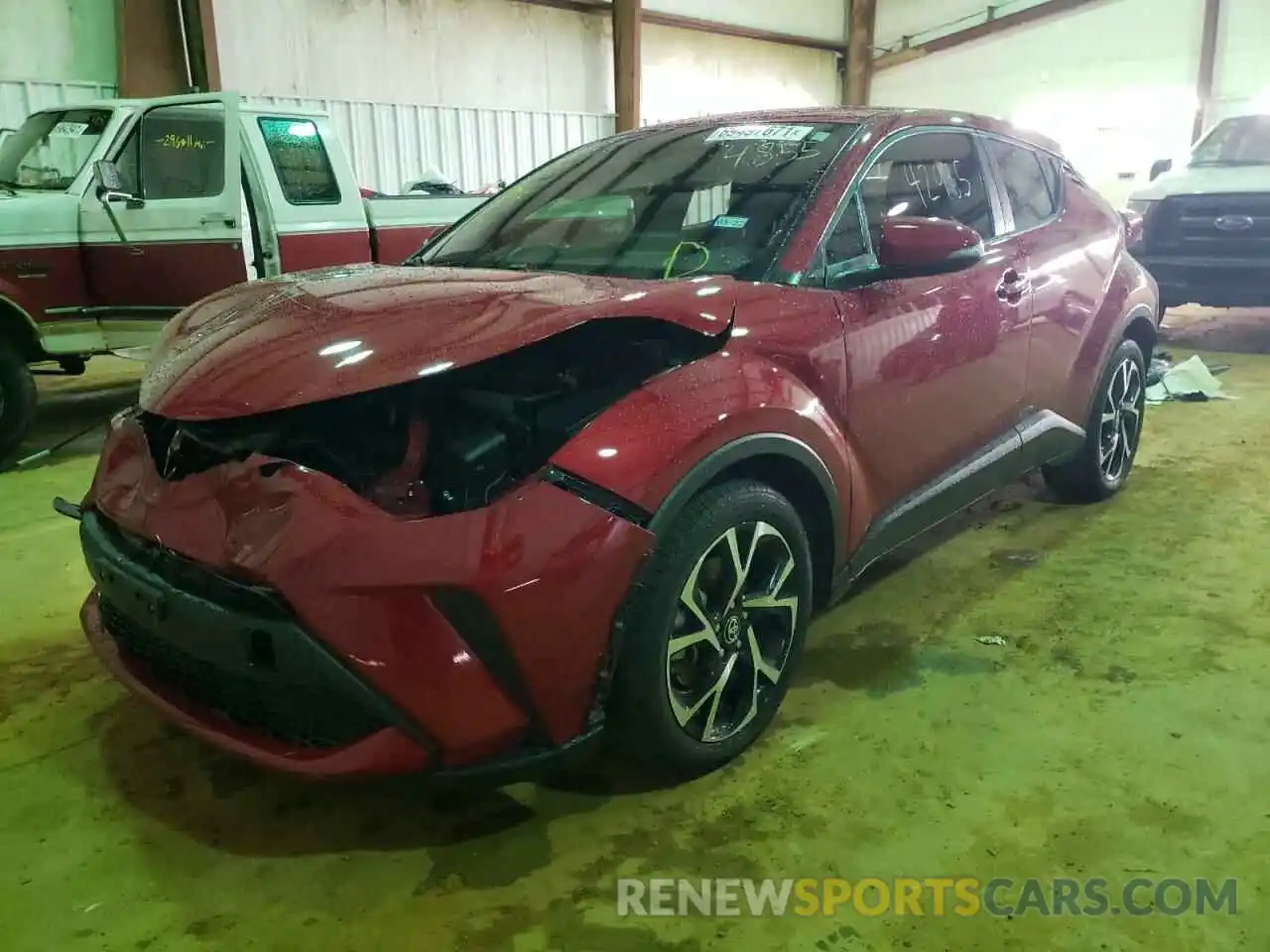 2 Photograph of a damaged car JTNKHMBX6L1084855 TOYOTA C-HR 2020