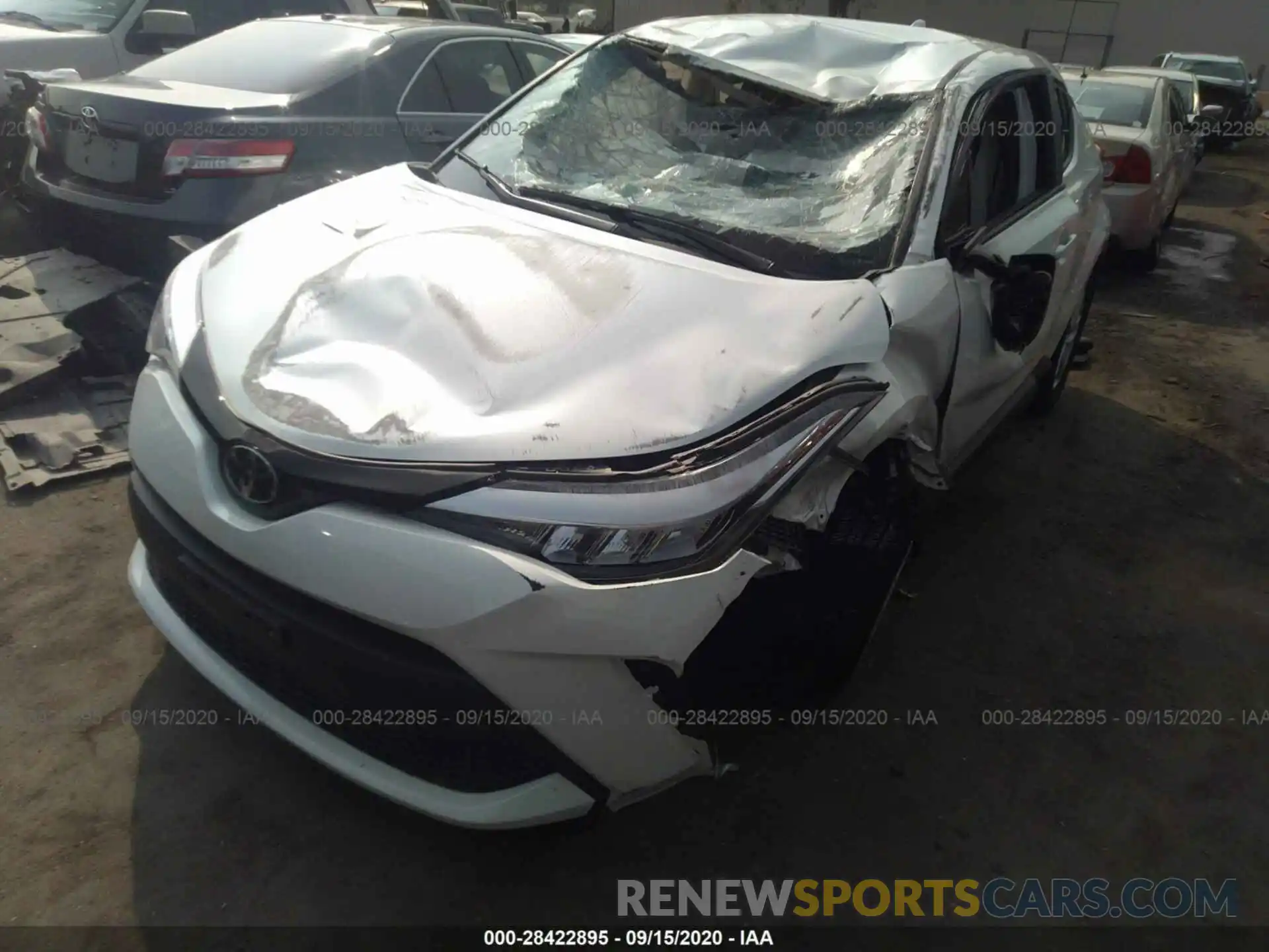 2 Photograph of a damaged car JTNKHMBX6L1086024 TOYOTA C-HR 2020