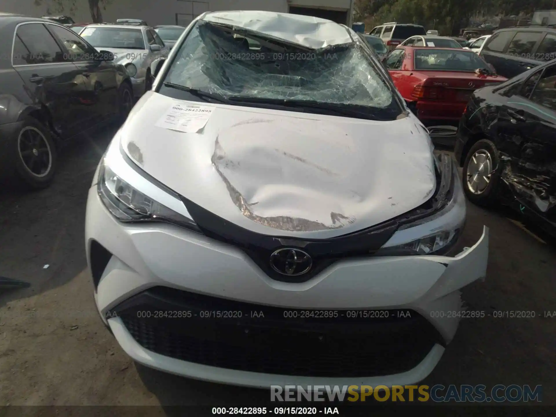 6 Photograph of a damaged car JTNKHMBX6L1086024 TOYOTA C-HR 2020