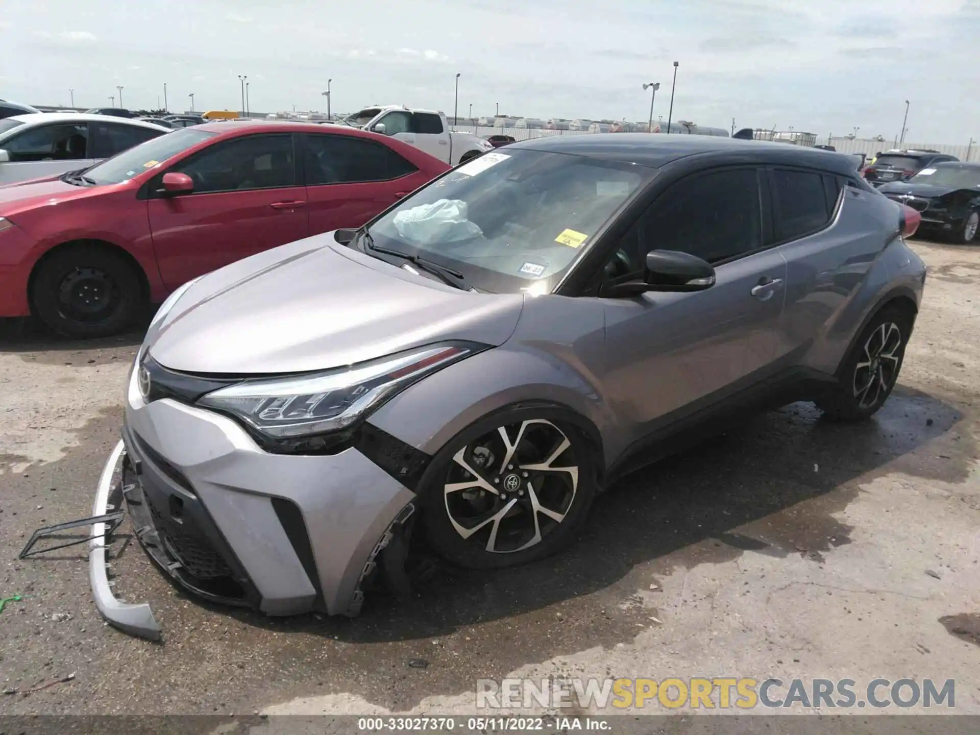 2 Фотография поврежденного автомобиля JTNKHMBX6L1087111 TOYOTA C-HR 2020