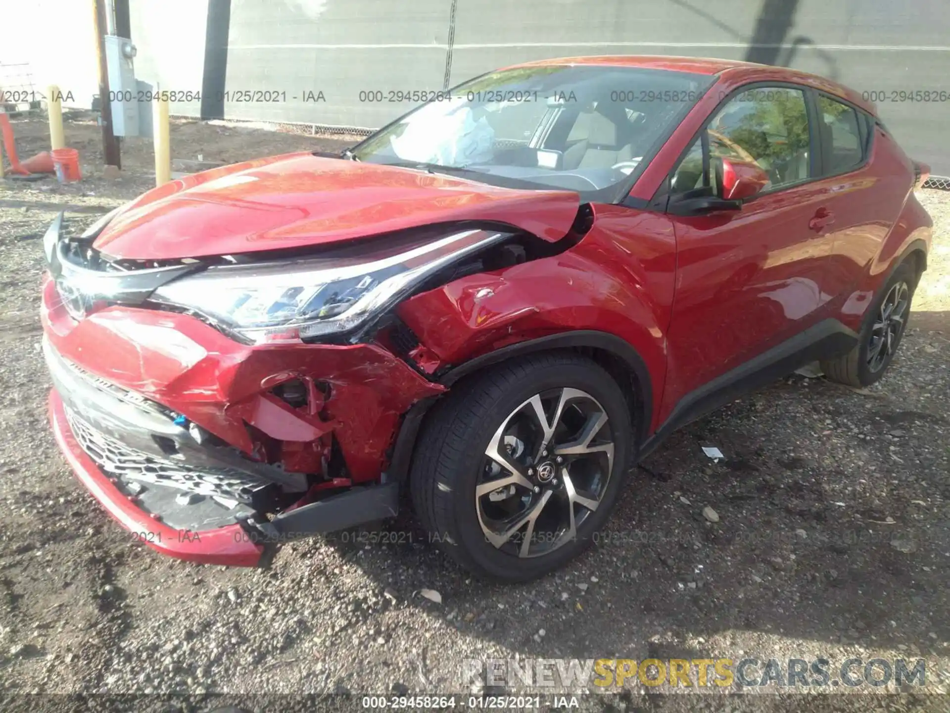 2 Photograph of a damaged car JTNKHMBX6L1088730 TOYOTA C-HR 2020