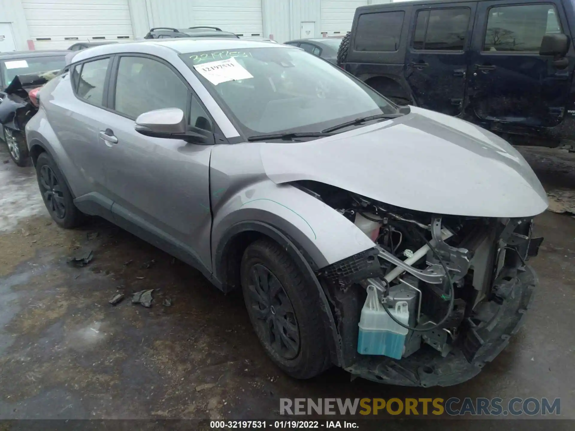 1 Photograph of a damaged car JTNKHMBX6L1089344 TOYOTA C-HR 2020