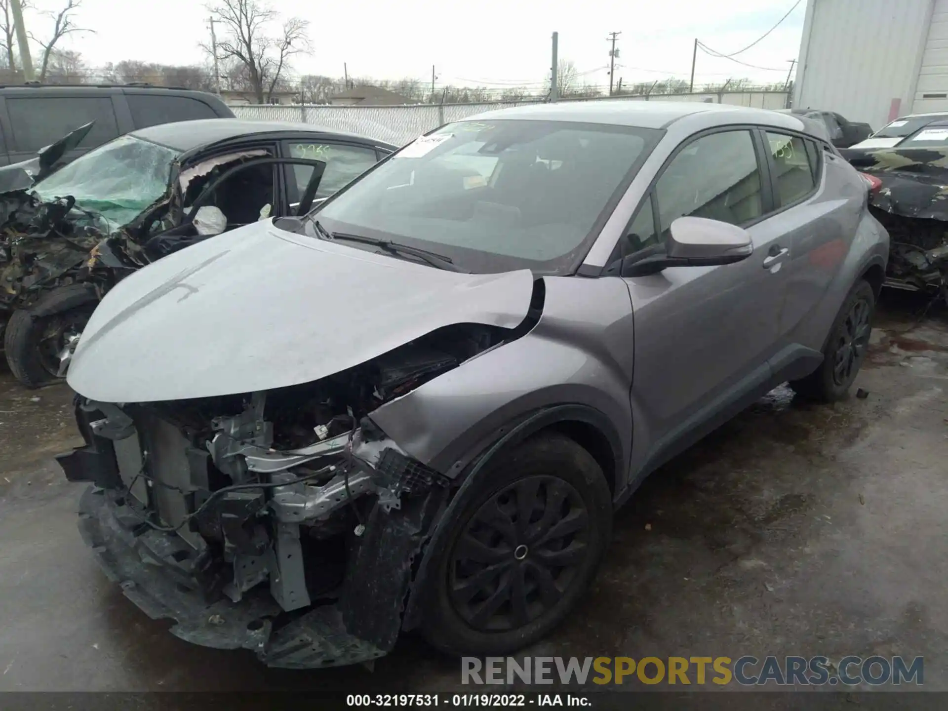 2 Фотография поврежденного автомобиля JTNKHMBX6L1089344 TOYOTA C-HR 2020