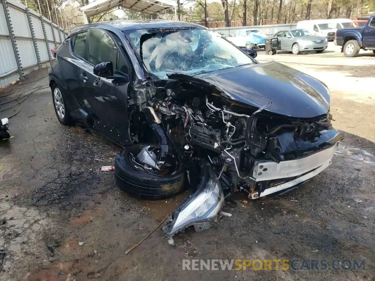 1 Photograph of a damaged car JTNKHMBX6L1090039 TOYOTA C-HR 2020