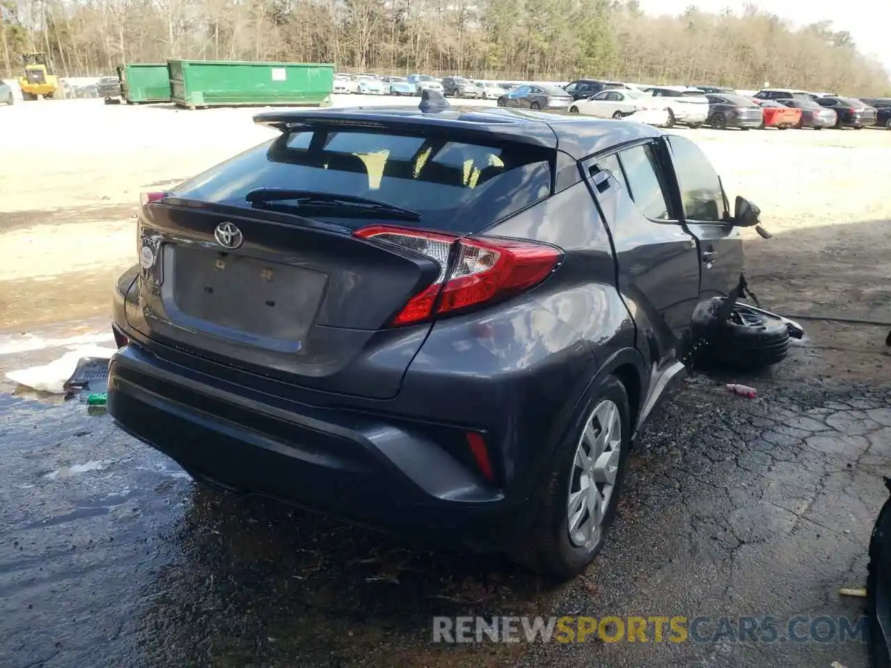 4 Photograph of a damaged car JTNKHMBX6L1090039 TOYOTA C-HR 2020