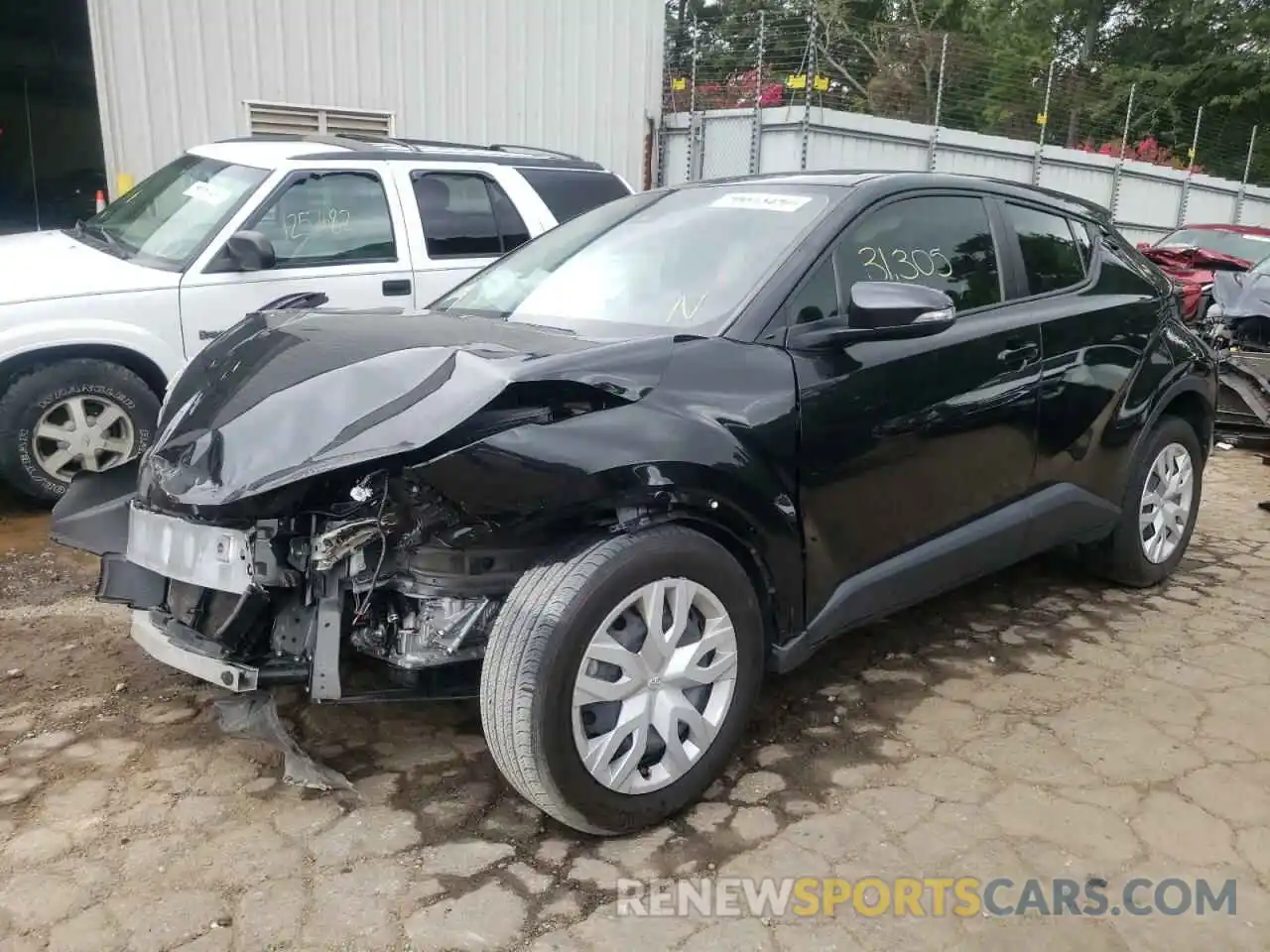 1 Photograph of a damaged car JTNKHMBX6L1090171 TOYOTA C-HR 2020