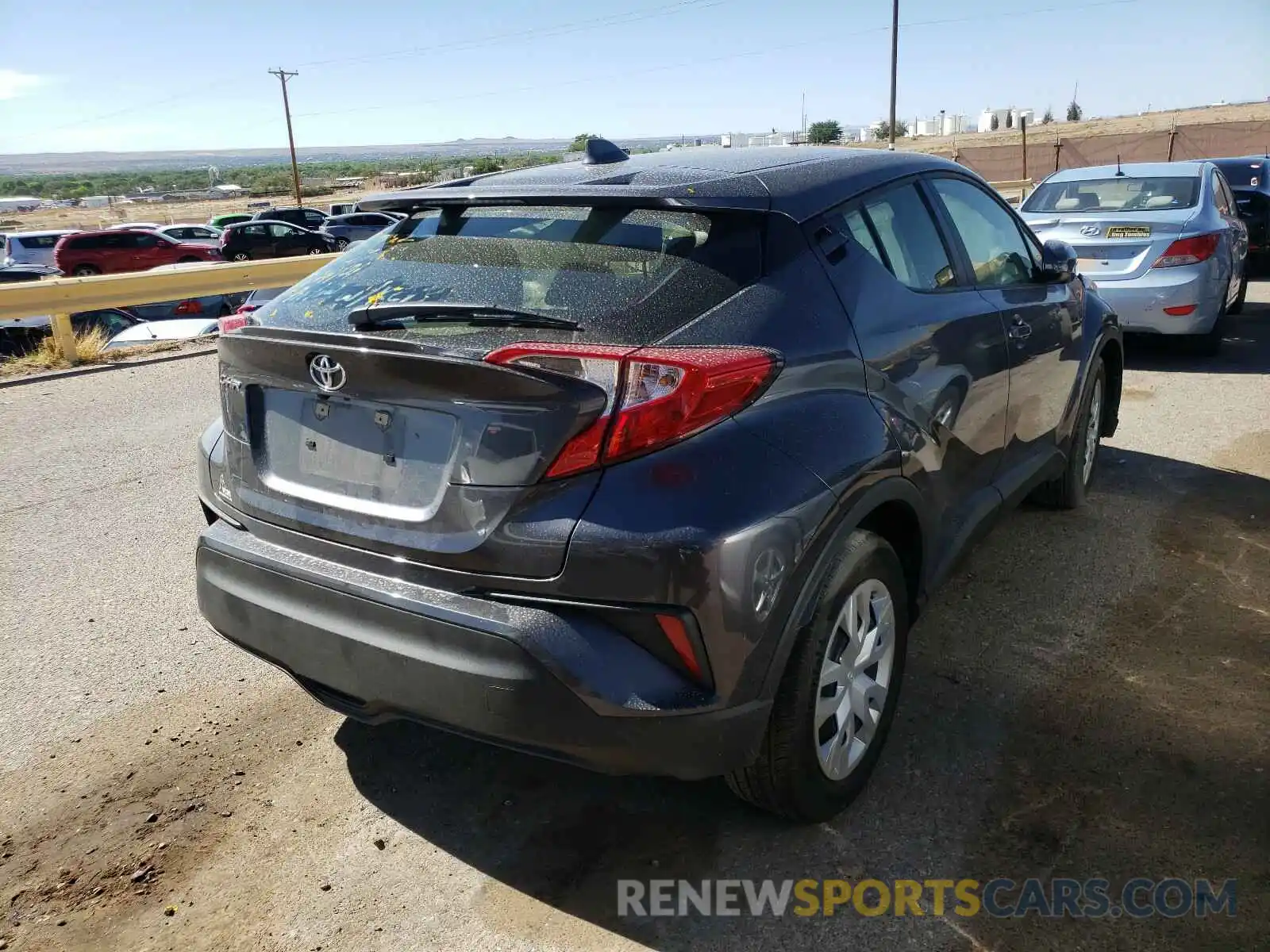 4 Photograph of a damaged car JTNKHMBX6L1090476 TOYOTA C-HR 2020