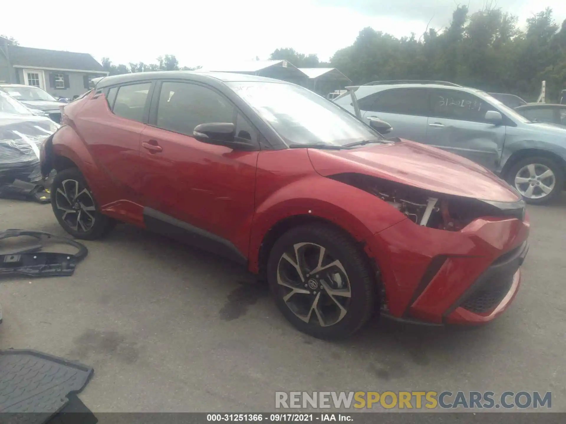 1 Photograph of a damaged car JTNKHMBX6L1091241 TOYOTA C-HR 2020