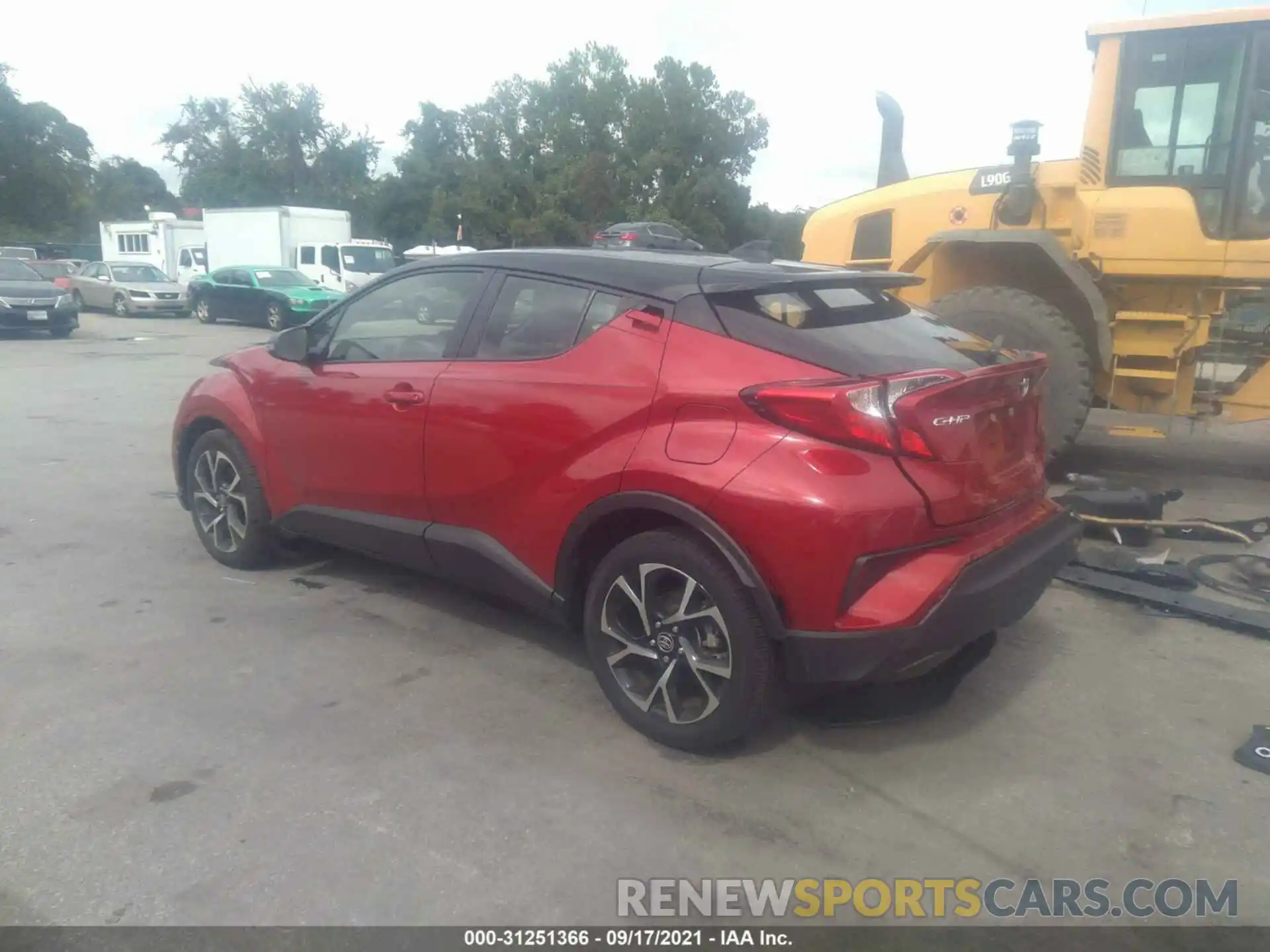 3 Фотография поврежденного автомобиля JTNKHMBX6L1091241 TOYOTA C-HR 2020