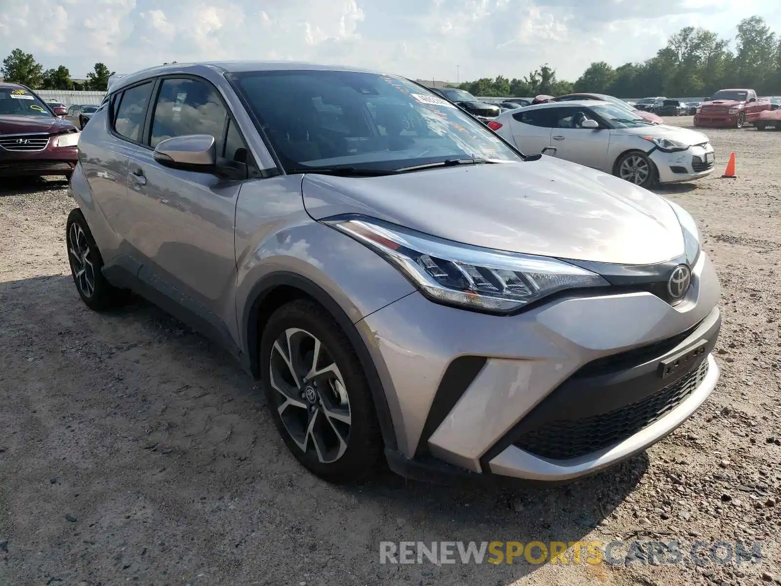 1 Photograph of a damaged car JTNKHMBX6L1091434 TOYOTA C-HR 2020