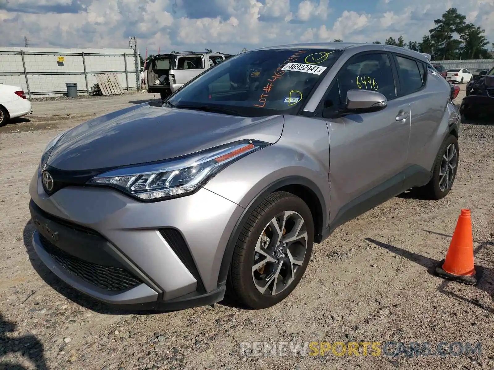 2 Photograph of a damaged car JTNKHMBX6L1091434 TOYOTA C-HR 2020