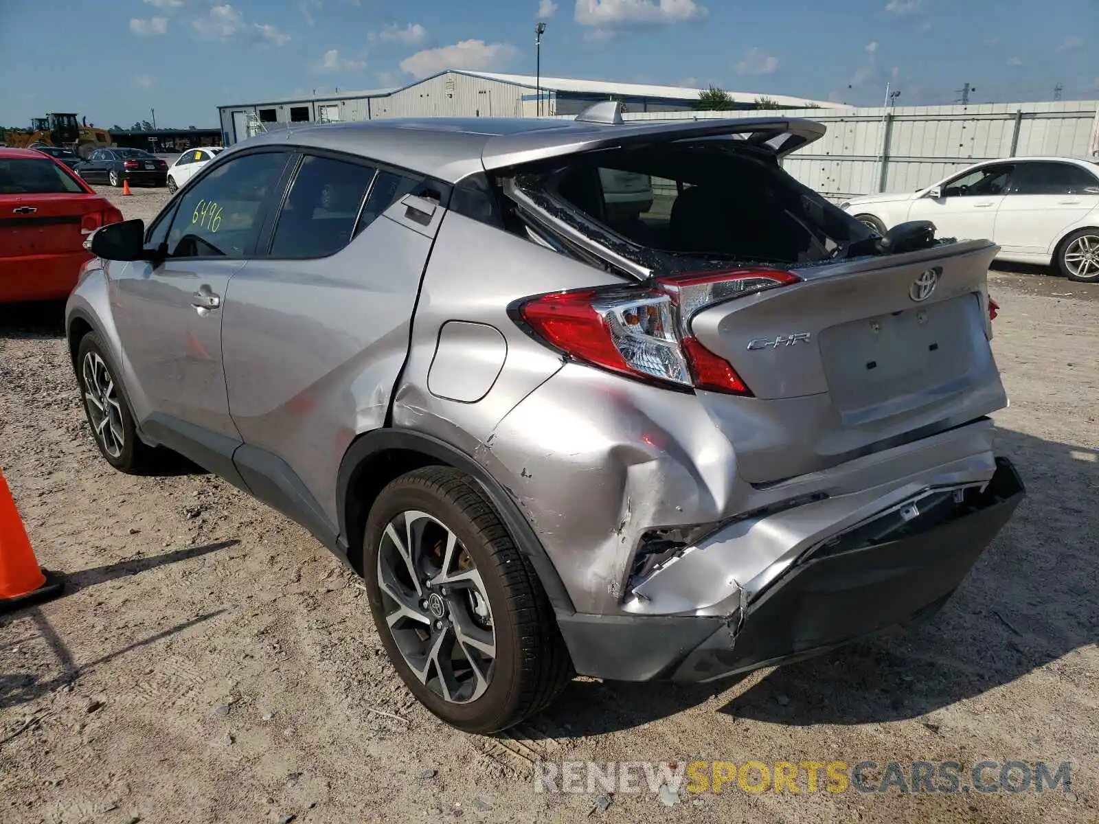 3 Photograph of a damaged car JTNKHMBX6L1091434 TOYOTA C-HR 2020