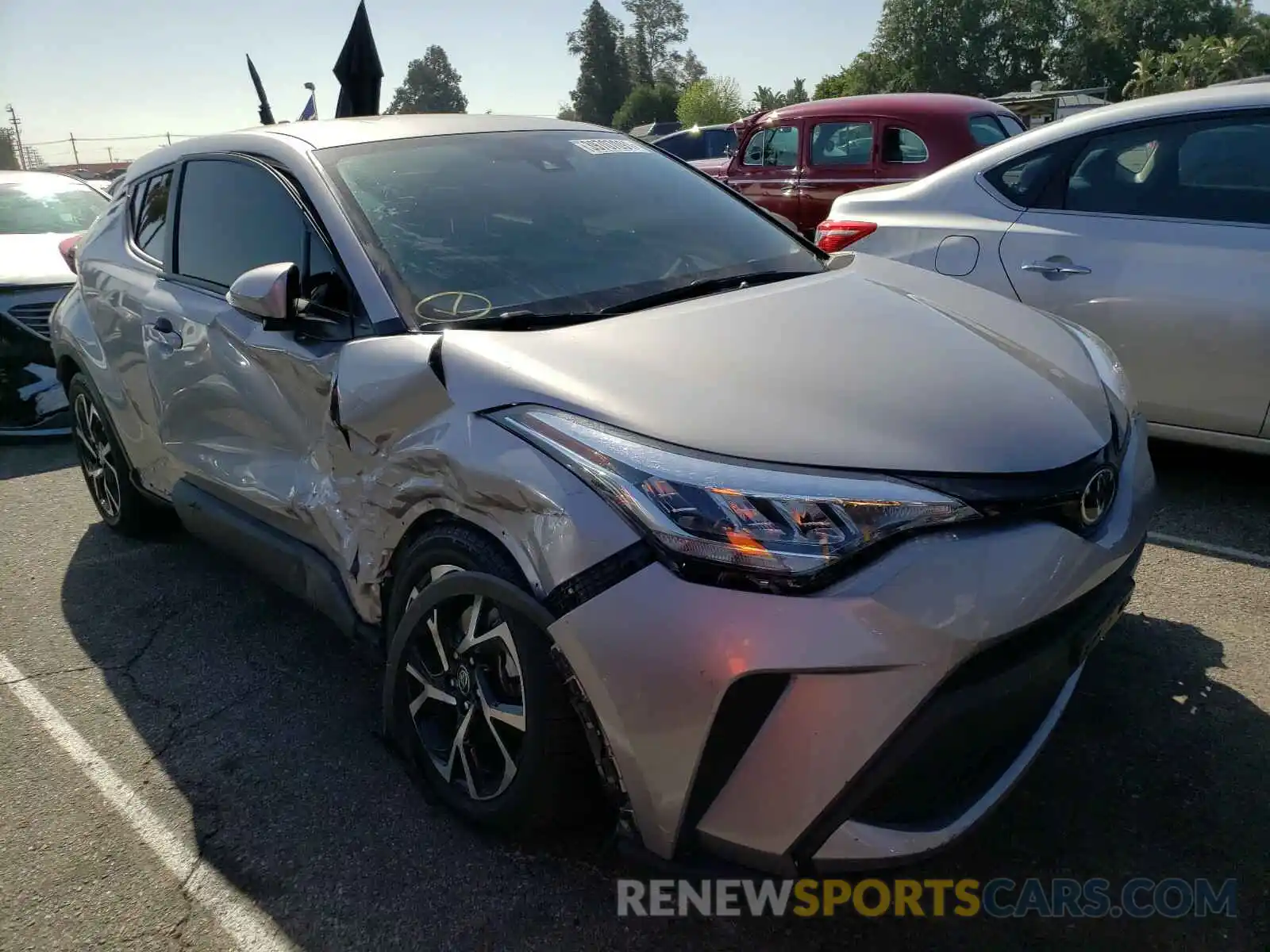 1 Photograph of a damaged car JTNKHMBX6L1091708 TOYOTA C-HR 2020