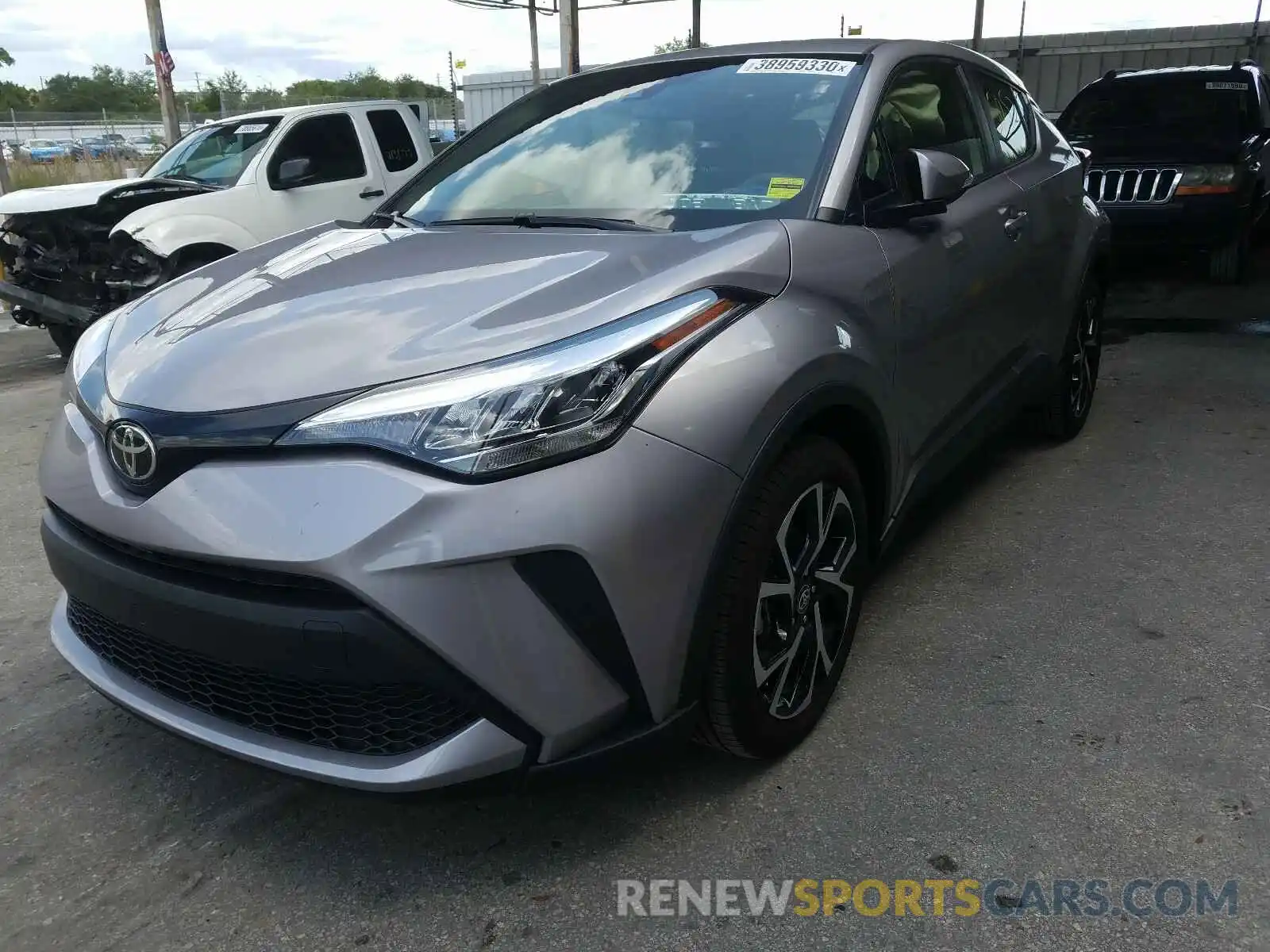 2 Photograph of a damaged car JTNKHMBX7L1064453 TOYOTA C-HR 2020