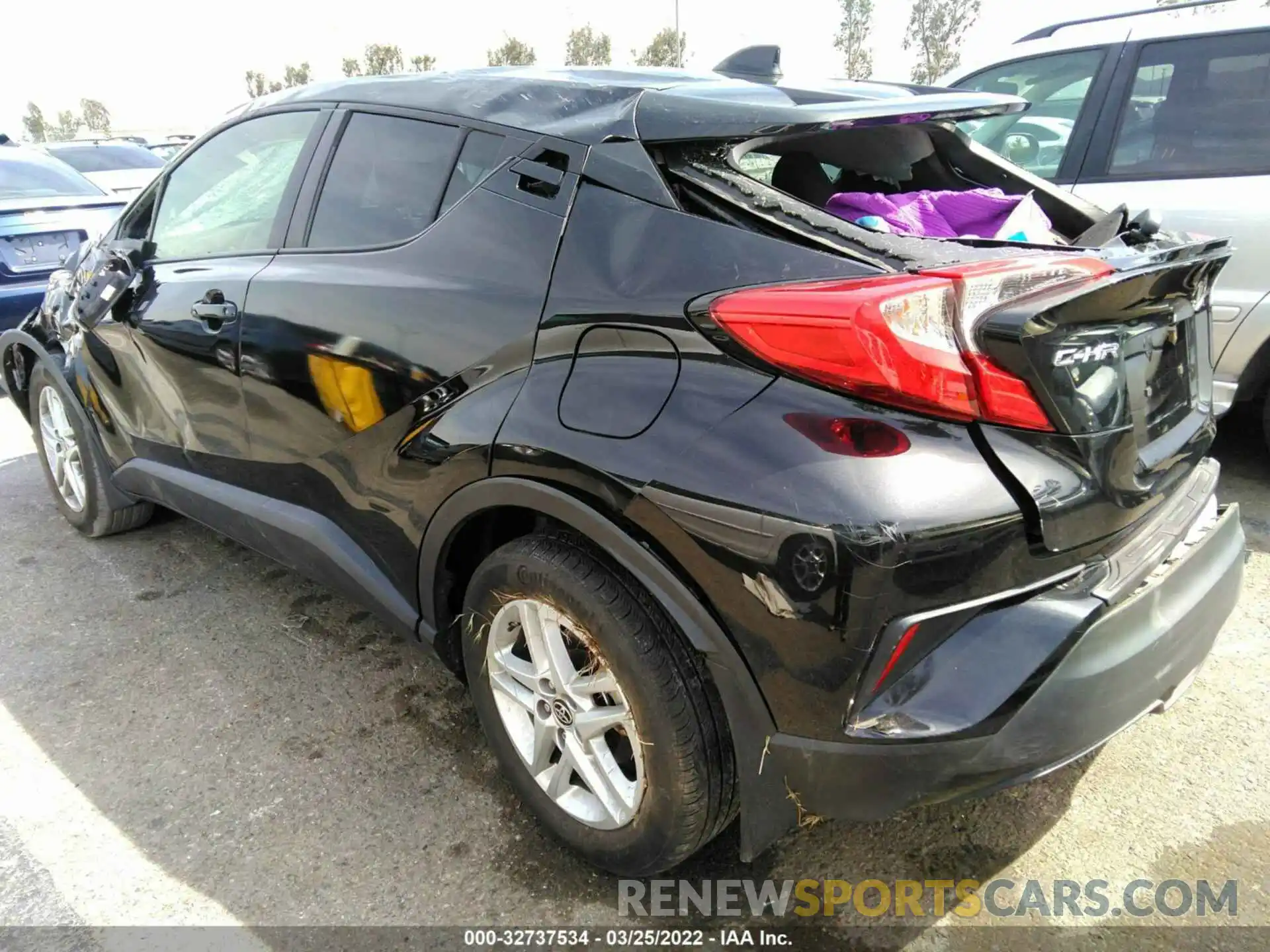 3 Photograph of a damaged car JTNKHMBX7L1064758 TOYOTA C-HR 2020