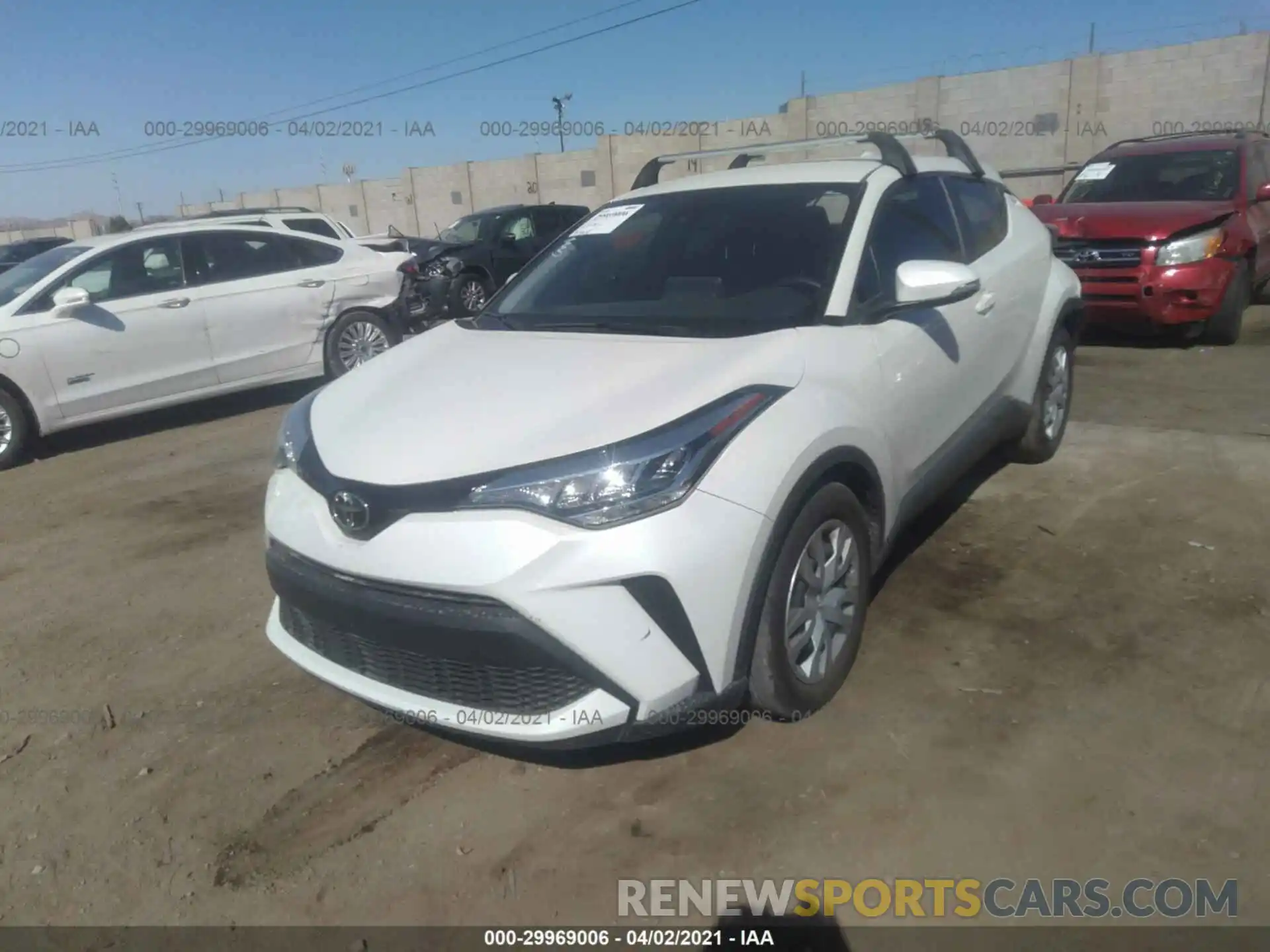 2 Photograph of a damaged car JTNKHMBX7L1065506 TOYOTA C-HR 2020