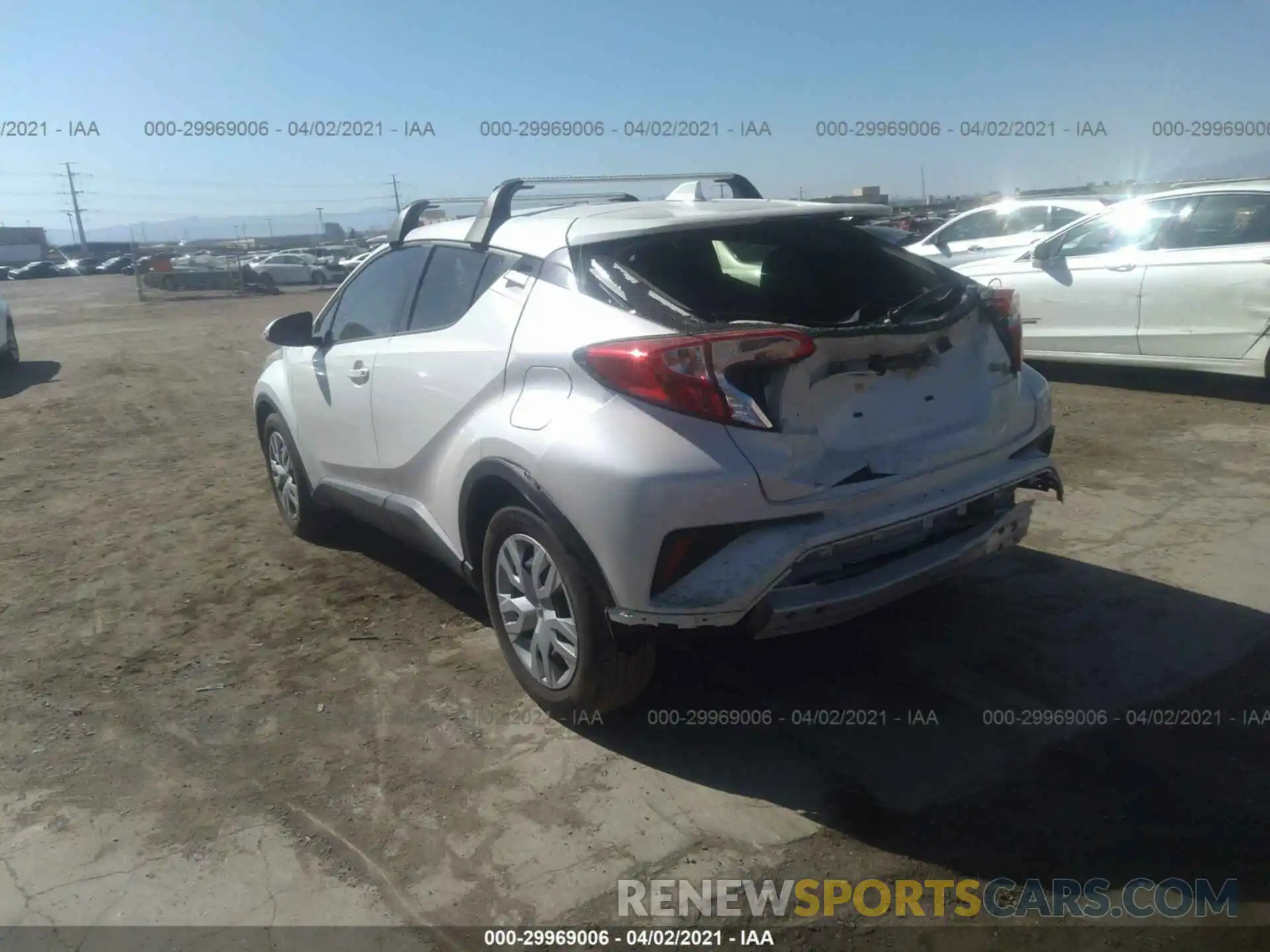 3 Photograph of a damaged car JTNKHMBX7L1065506 TOYOTA C-HR 2020