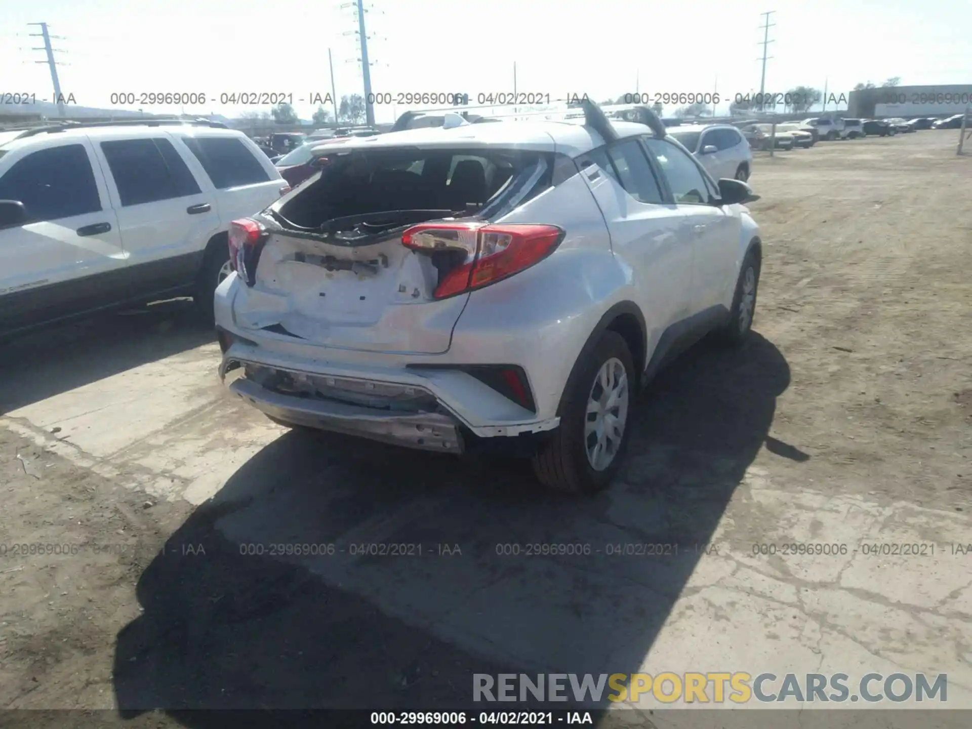 4 Photograph of a damaged car JTNKHMBX7L1065506 TOYOTA C-HR 2020