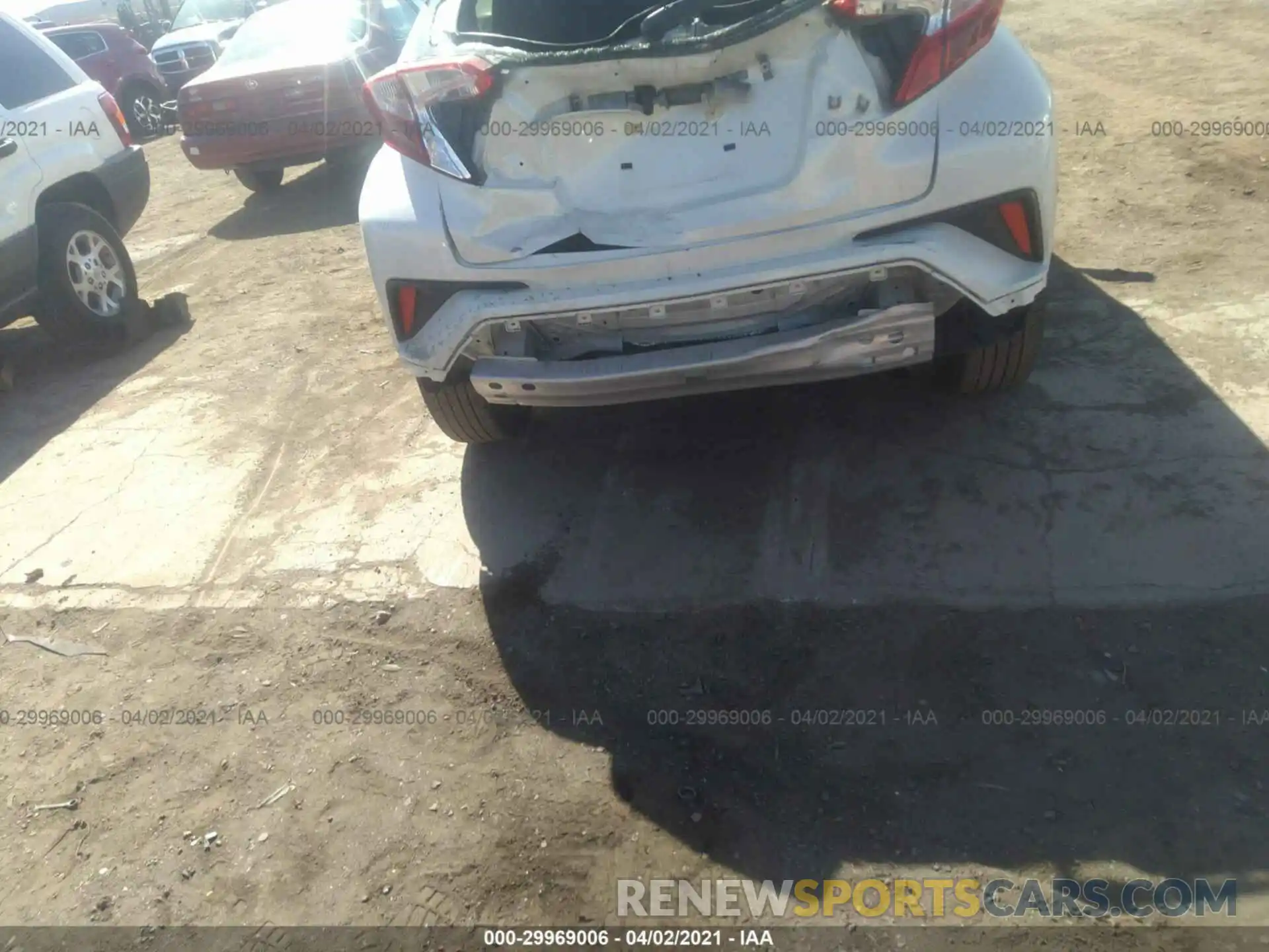 6 Photograph of a damaged car JTNKHMBX7L1065506 TOYOTA C-HR 2020