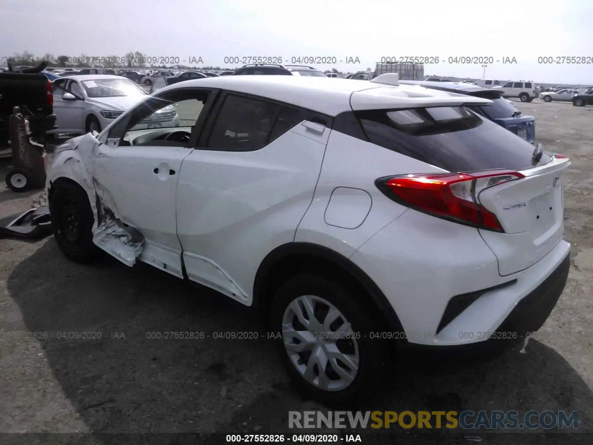 3 Photograph of a damaged car JTNKHMBX7L1066378 TOYOTA C-HR 2020