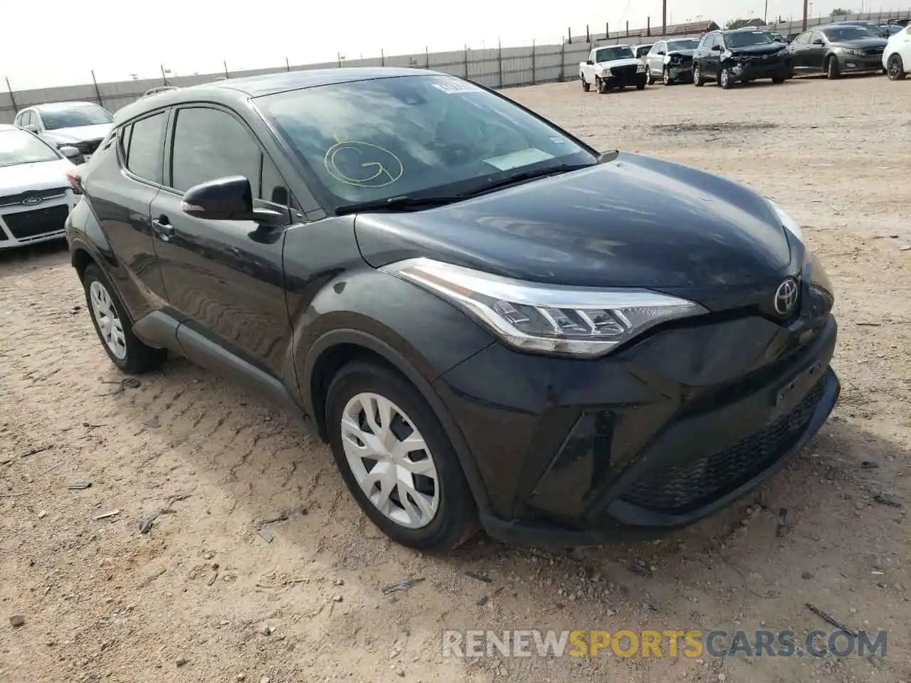 1 Photograph of a damaged car JTNKHMBX7L1066915 TOYOTA C-HR 2020