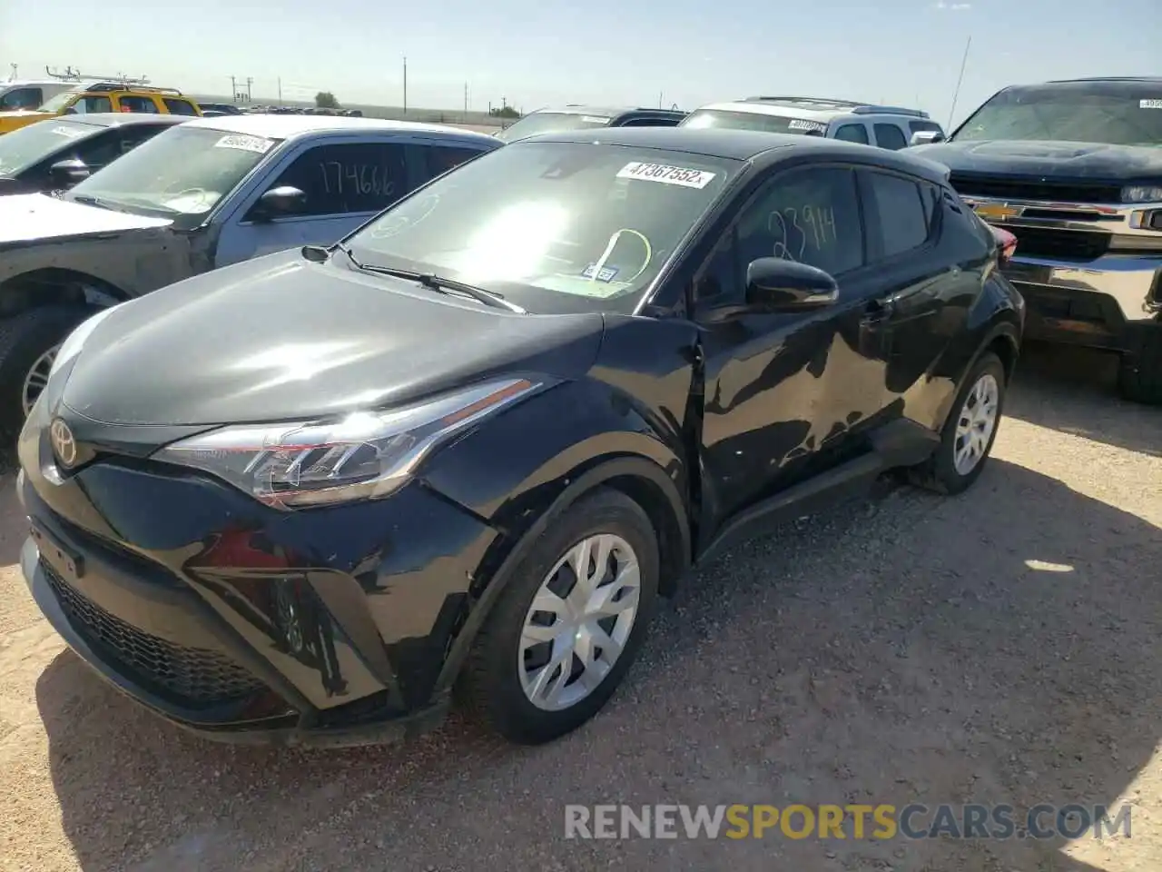 2 Photograph of a damaged car JTNKHMBX7L1066915 TOYOTA C-HR 2020