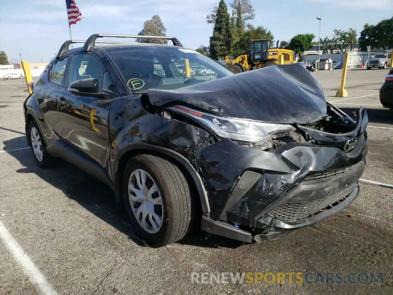 1 Photograph of a damaged car JTNKHMBX7L1067224 TOYOTA C-HR 2020