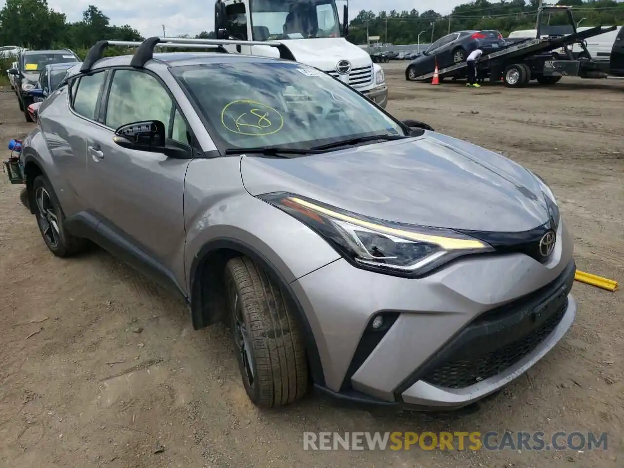 1 Фотография поврежденного автомобиля JTNKHMBX7L1067899 TOYOTA C-HR 2020