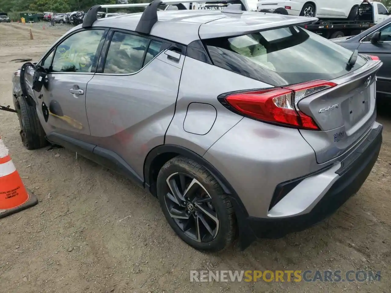 3 Photograph of a damaged car JTNKHMBX7L1067899 TOYOTA C-HR 2020