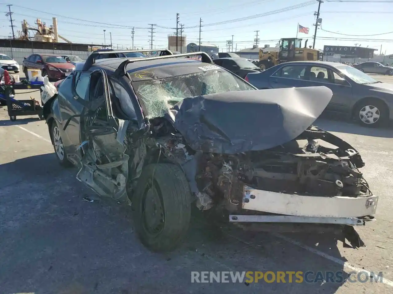 1 Photograph of a damaged car JTNKHMBX7L1069586 TOYOTA C-HR 2020