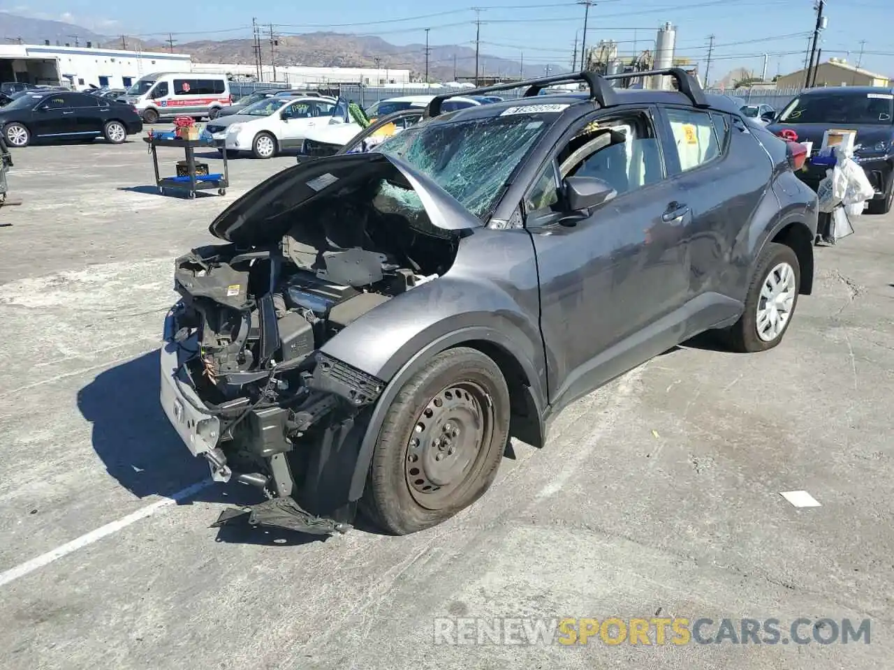 2 Photograph of a damaged car JTNKHMBX7L1069586 TOYOTA C-HR 2020