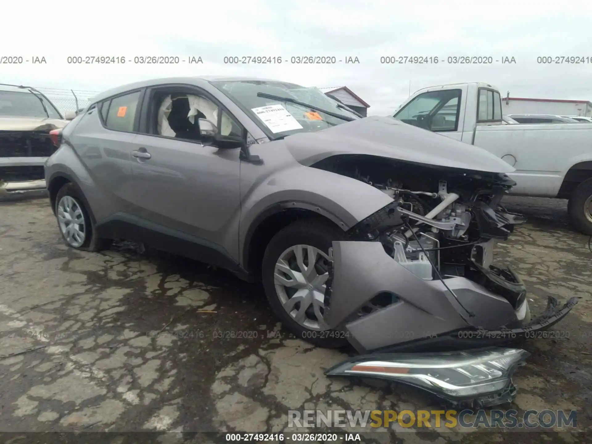 1 Photograph of a damaged car JTNKHMBX7L1069815 TOYOTA C-HR 2020