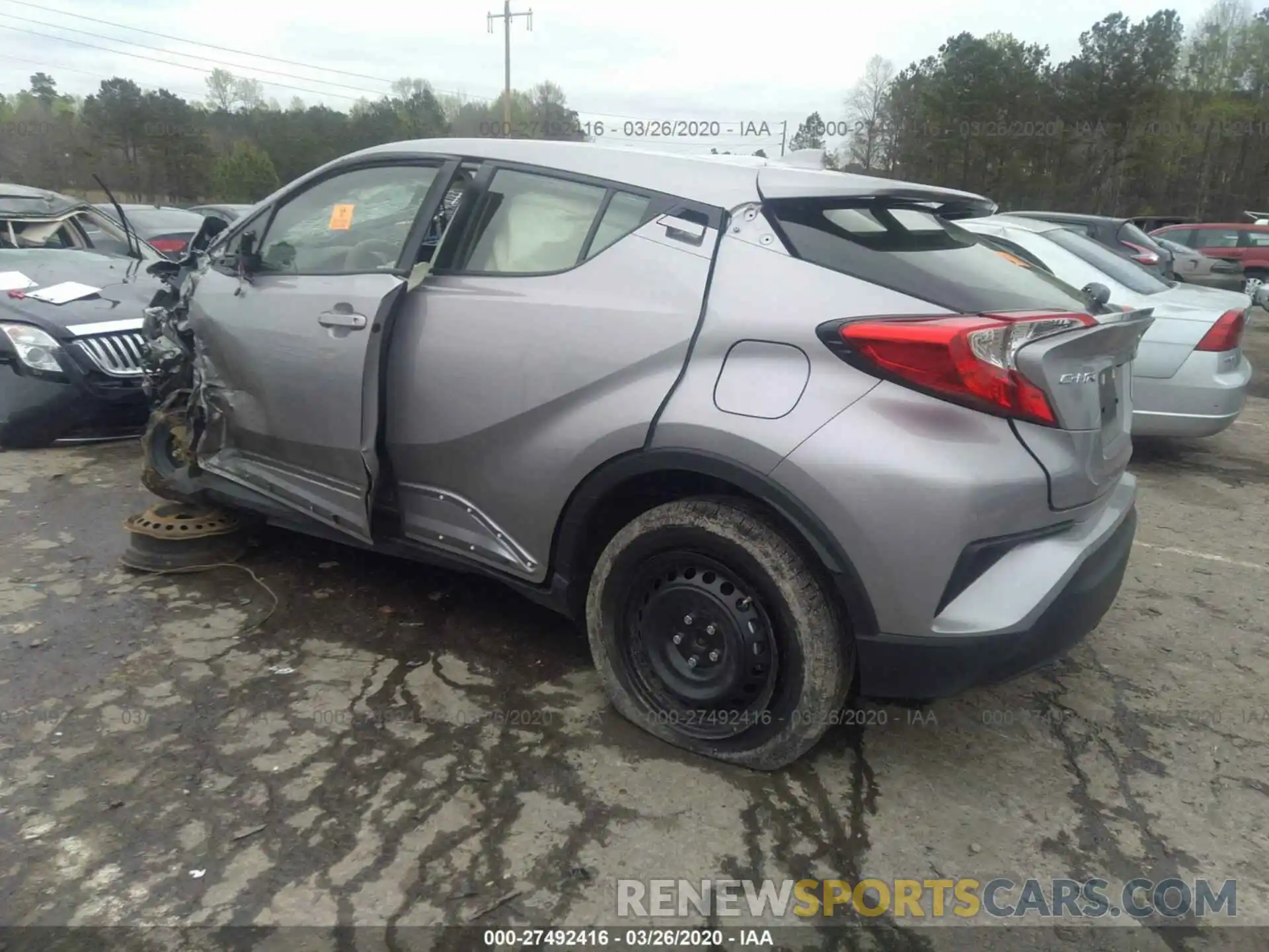 3 Photograph of a damaged car JTNKHMBX7L1069815 TOYOTA C-HR 2020