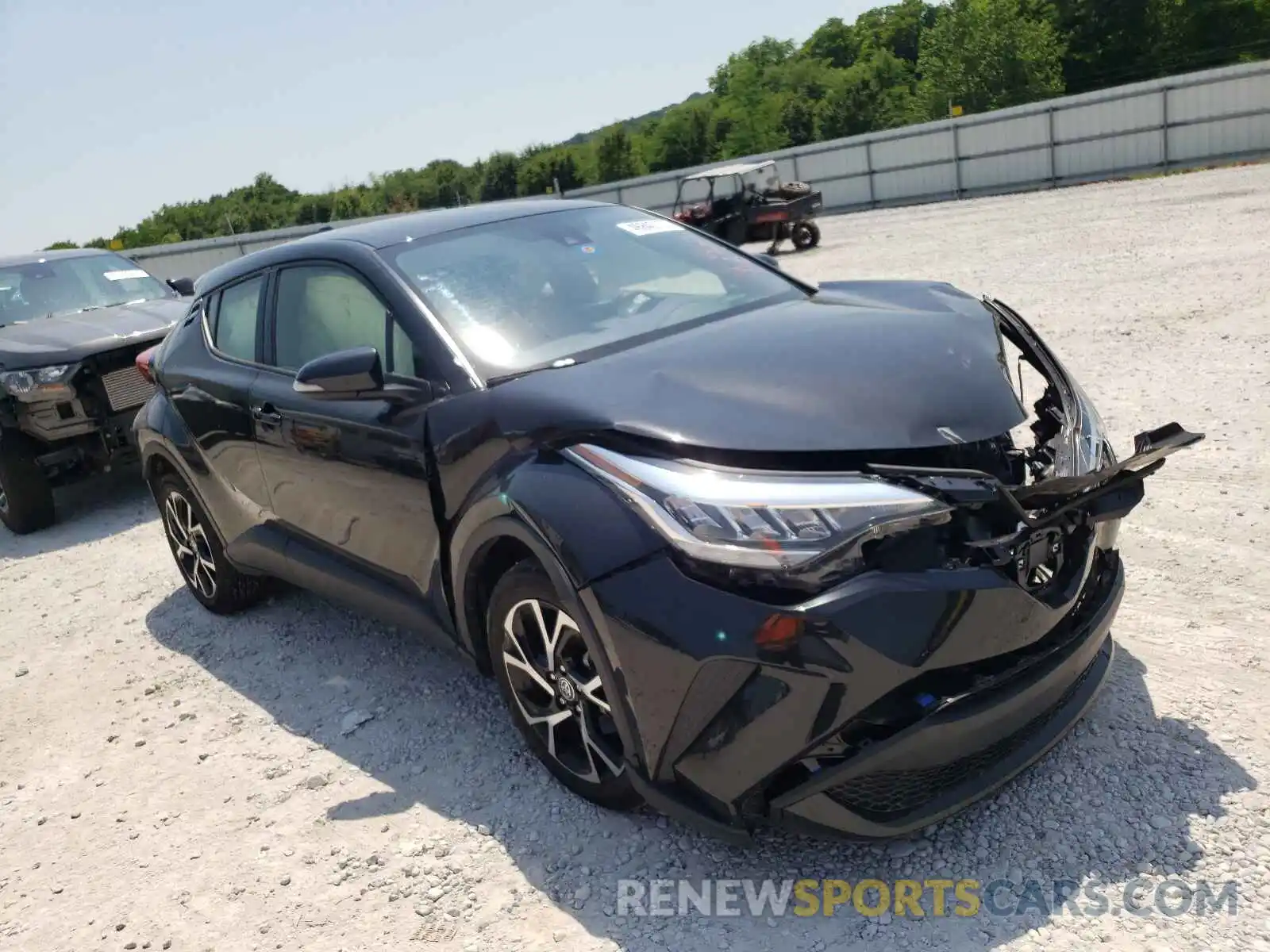 1 Photograph of a damaged car JTNKHMBX7L1076280 TOYOTA C-HR 2020