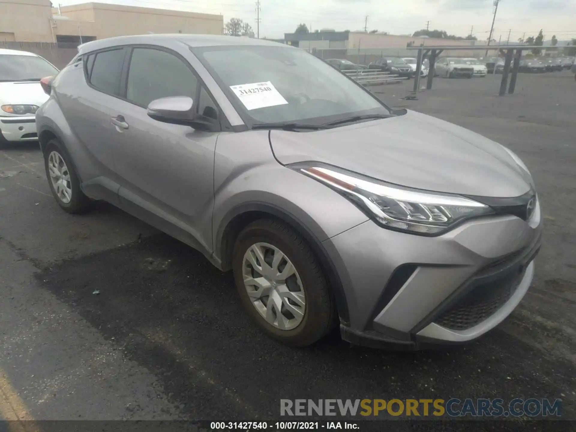 1 Photograph of a damaged car JTNKHMBX7L1077381 TOYOTA C-HR 2020