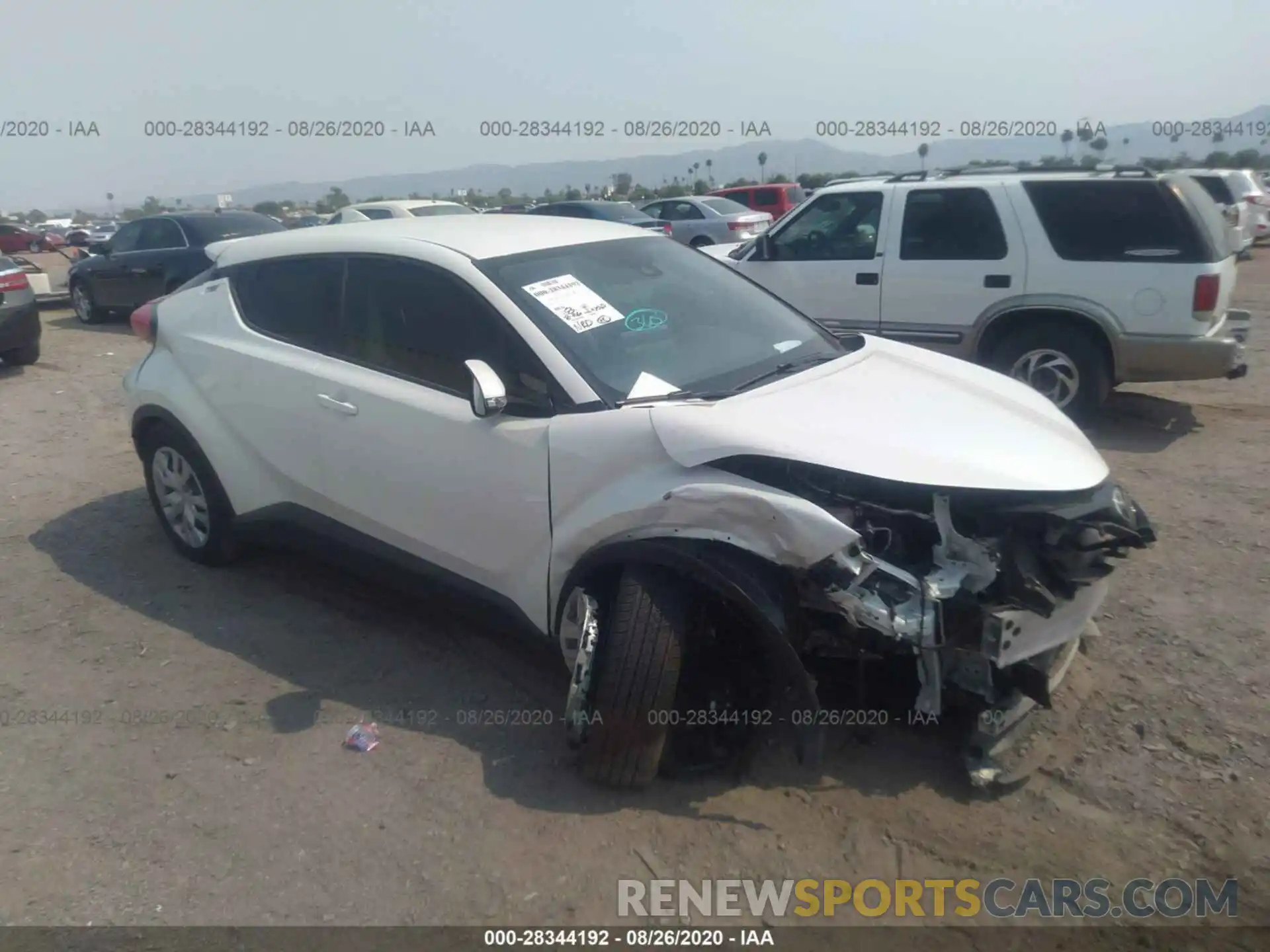 1 Photograph of a damaged car JTNKHMBX7L1079440 TOYOTA C-HR 2020