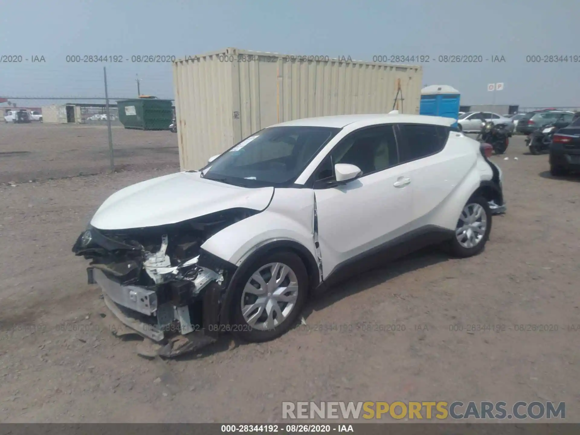 2 Photograph of a damaged car JTNKHMBX7L1079440 TOYOTA C-HR 2020