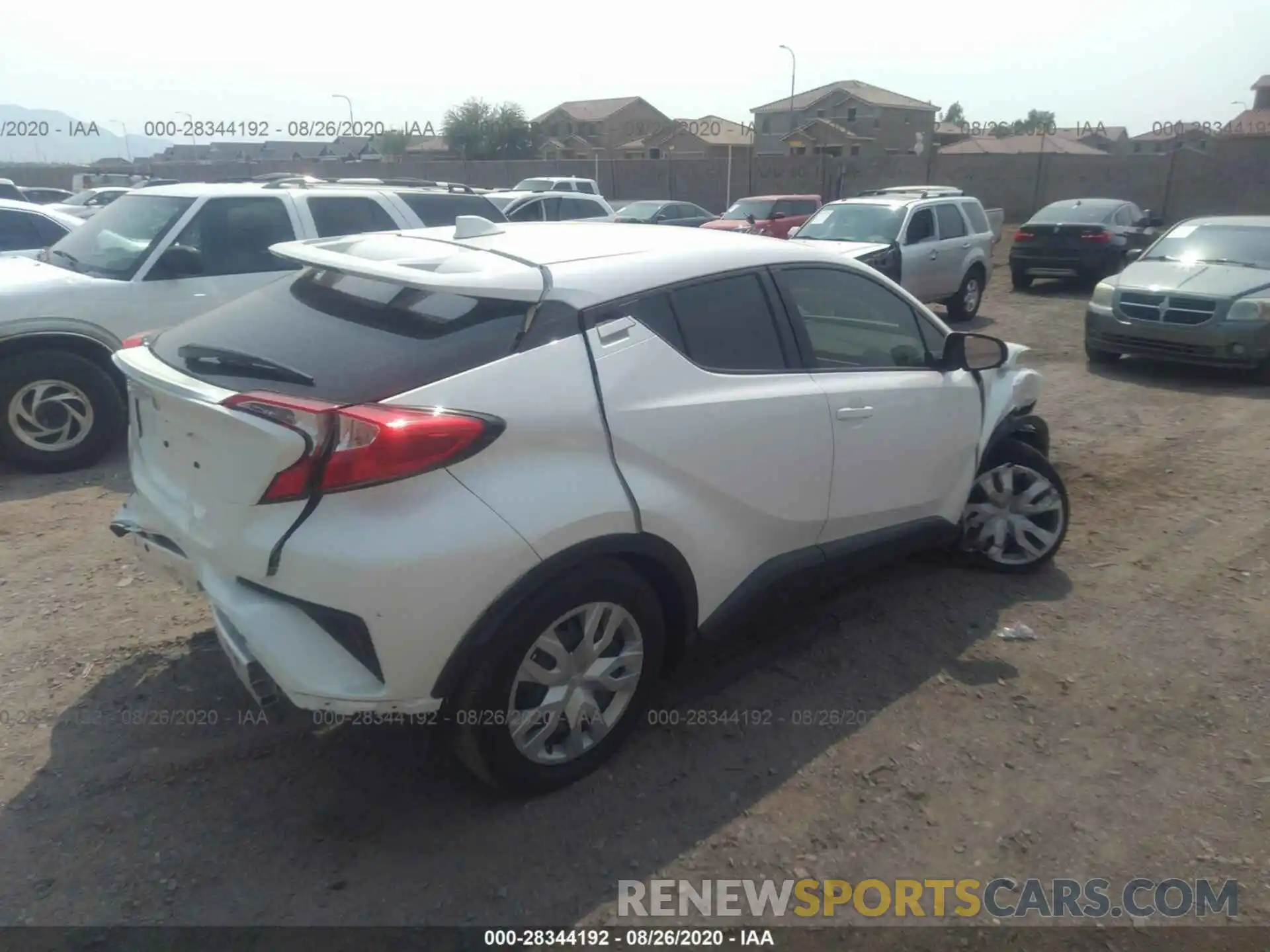 4 Photograph of a damaged car JTNKHMBX7L1079440 TOYOTA C-HR 2020