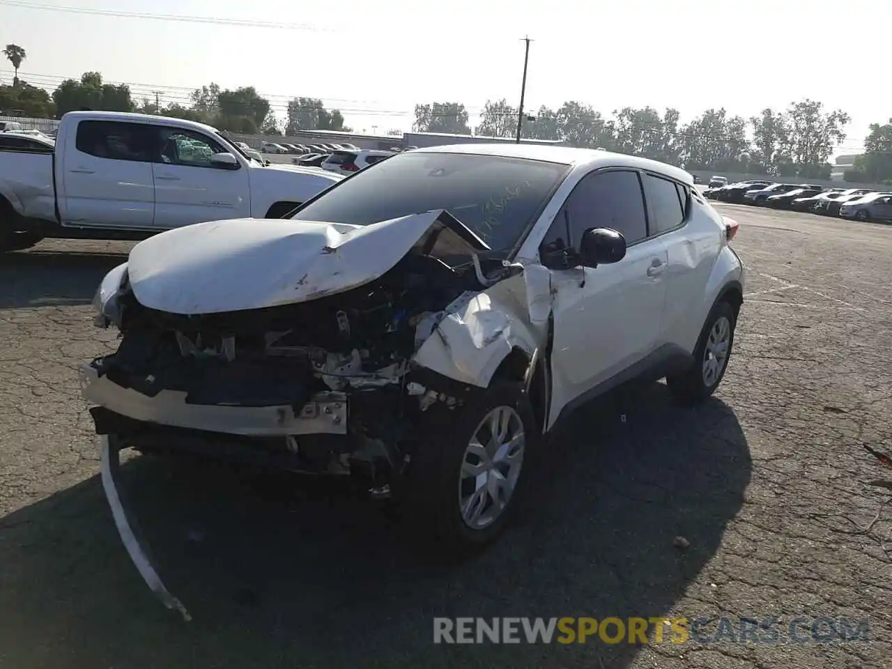 2 Photograph of a damaged car JTNKHMBX7L1079728 TOYOTA C-HR 2020