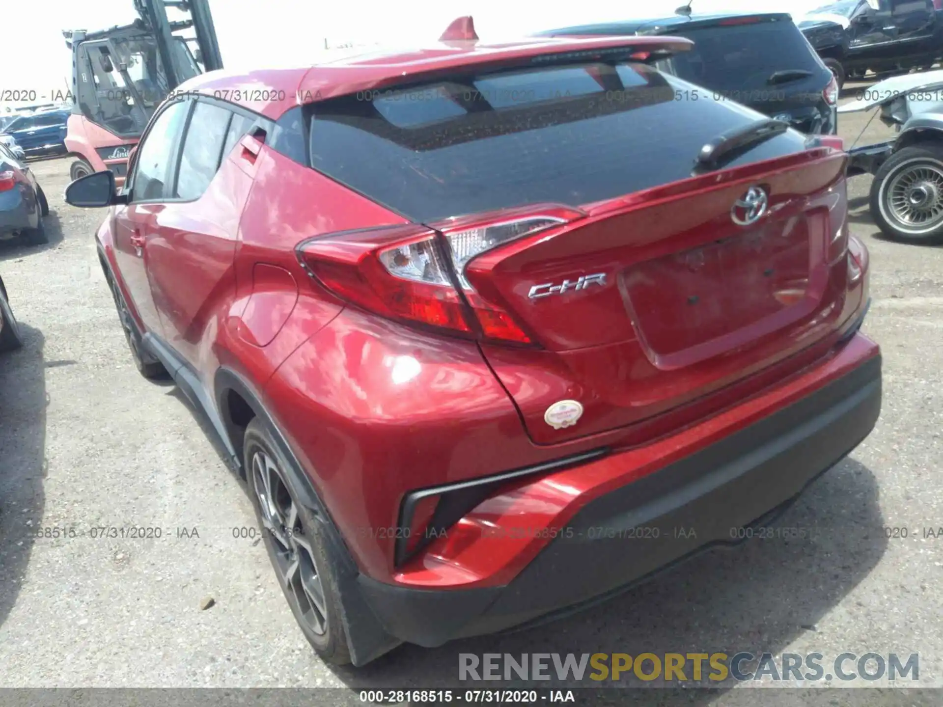 3 Photograph of a damaged car JTNKHMBX7L1079969 TOYOTA C-HR 2020