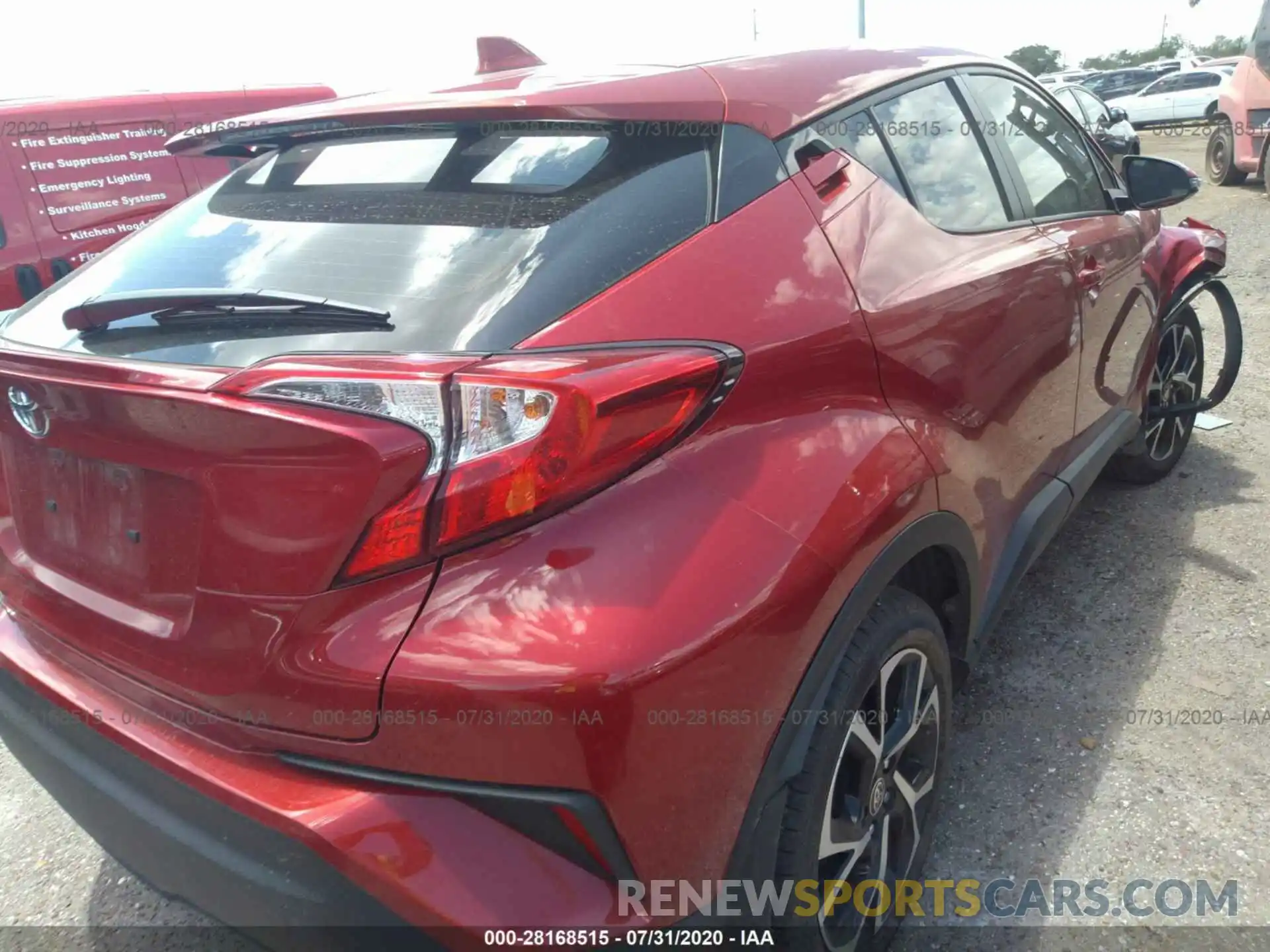 4 Photograph of a damaged car JTNKHMBX7L1079969 TOYOTA C-HR 2020