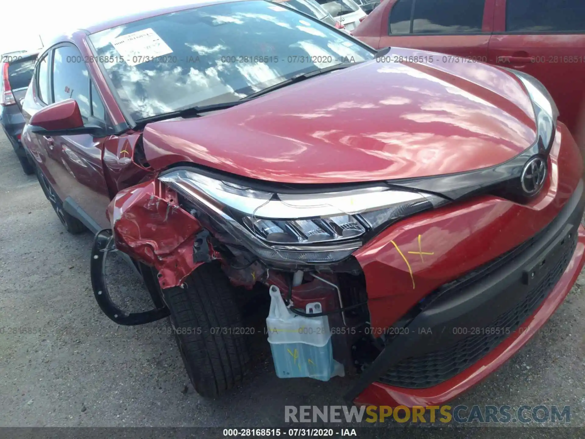 6 Photograph of a damaged car JTNKHMBX7L1079969 TOYOTA C-HR 2020