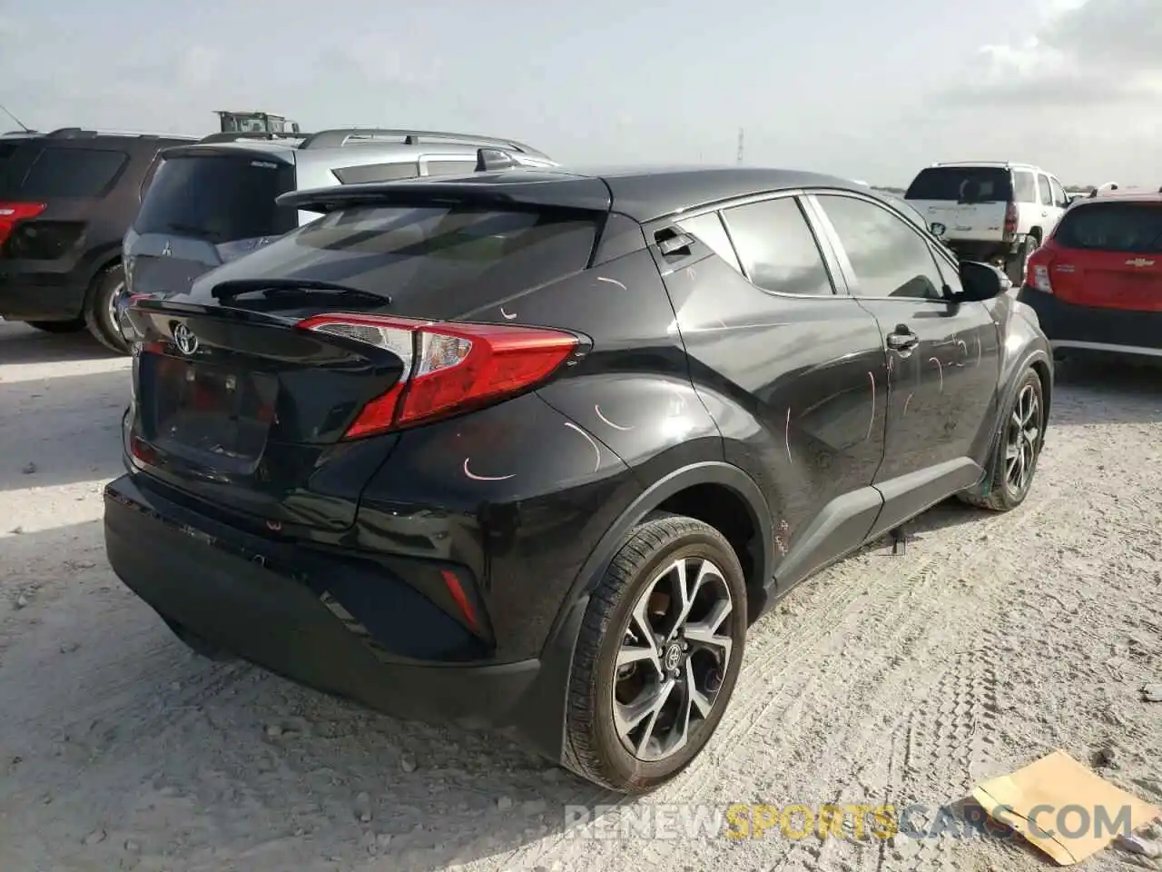 4 Photograph of a damaged car JTNKHMBX7L1080071 TOYOTA C-HR 2020