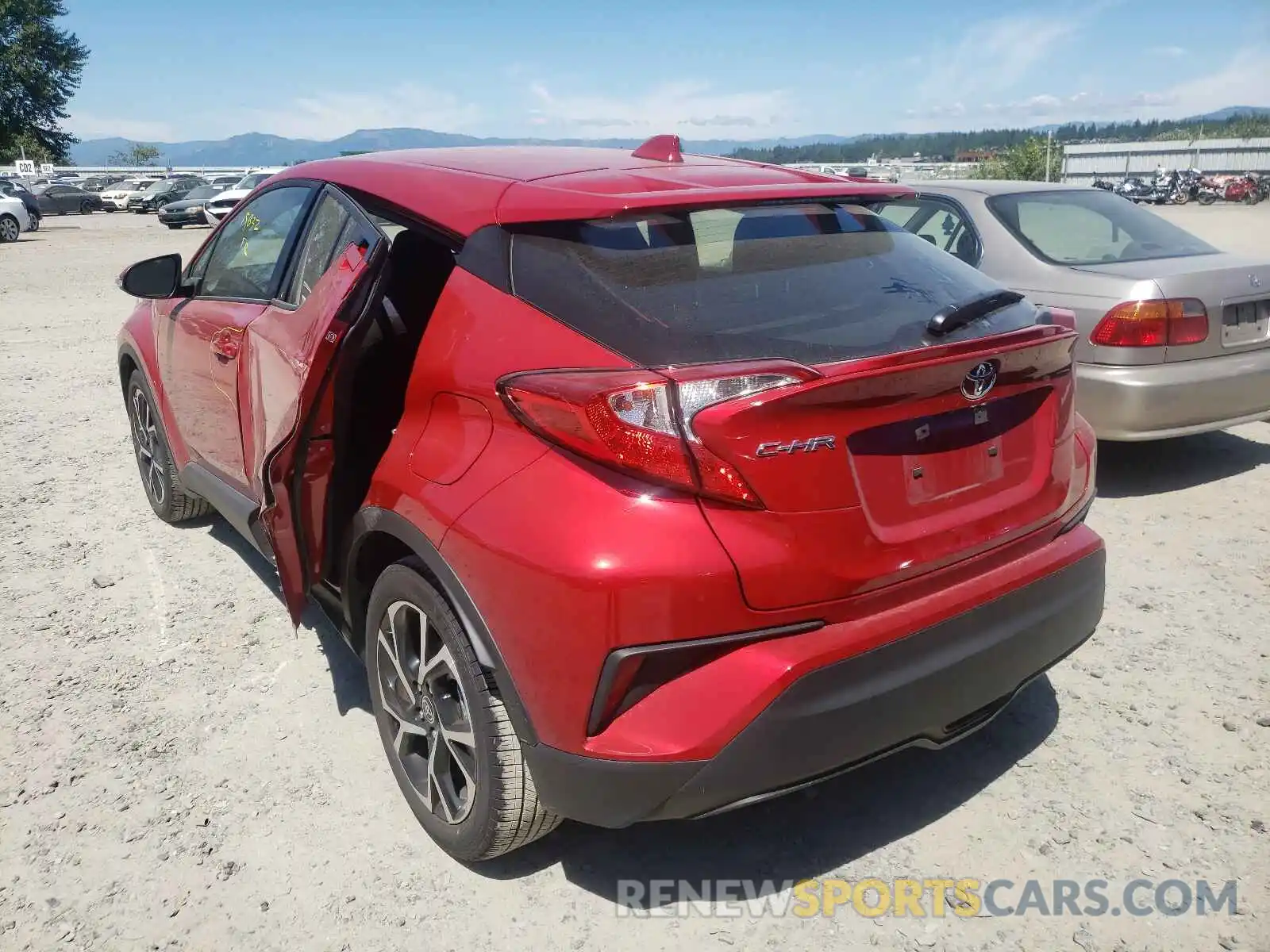 3 Photograph of a damaged car JTNKHMBX7L1080457 TOYOTA C-HR 2020