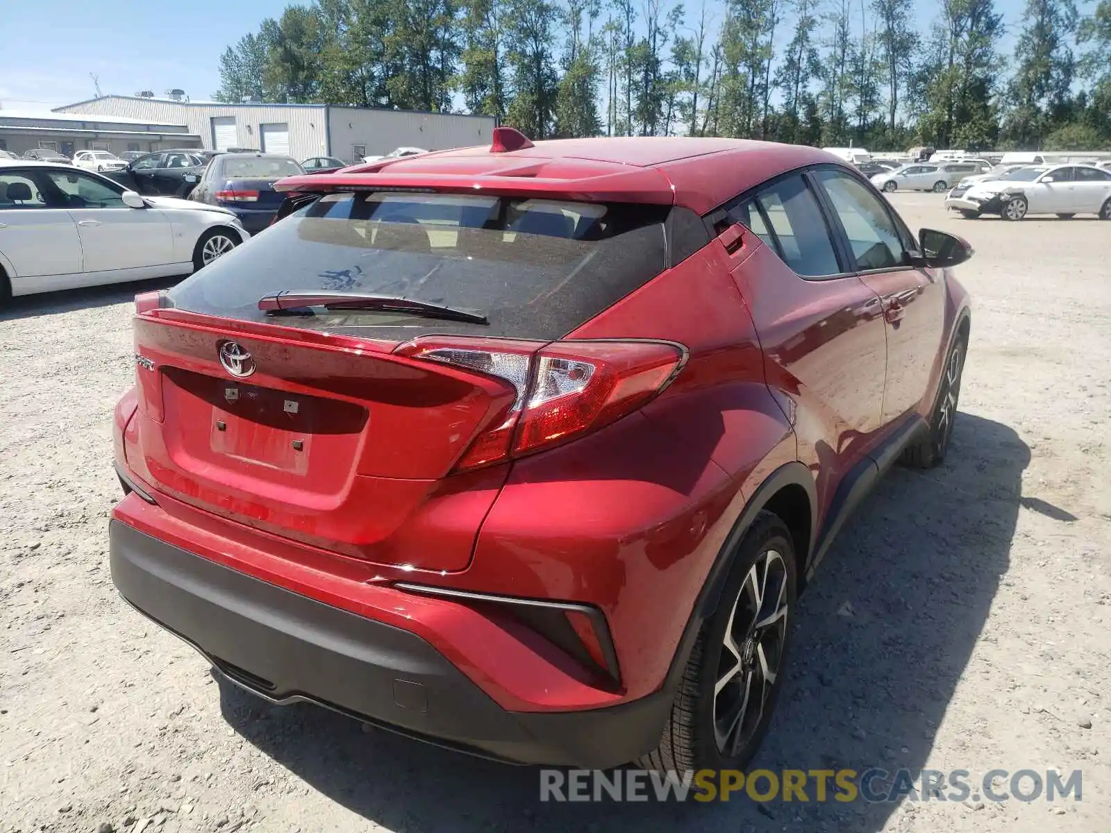 4 Photograph of a damaged car JTNKHMBX7L1080457 TOYOTA C-HR 2020