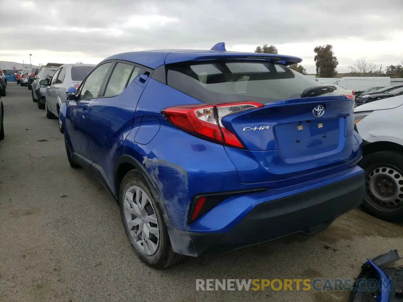 3 Photograph of a damaged car JTNKHMBX7L1083679 TOYOTA C-HR 2020