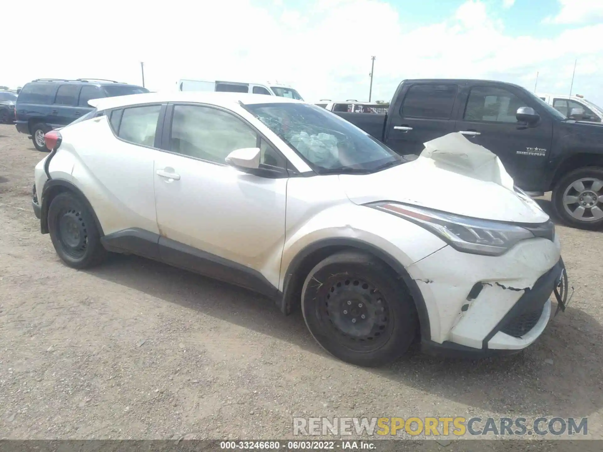 1 Photograph of a damaged car JTNKHMBX7L1083861 TOYOTA C-HR 2020